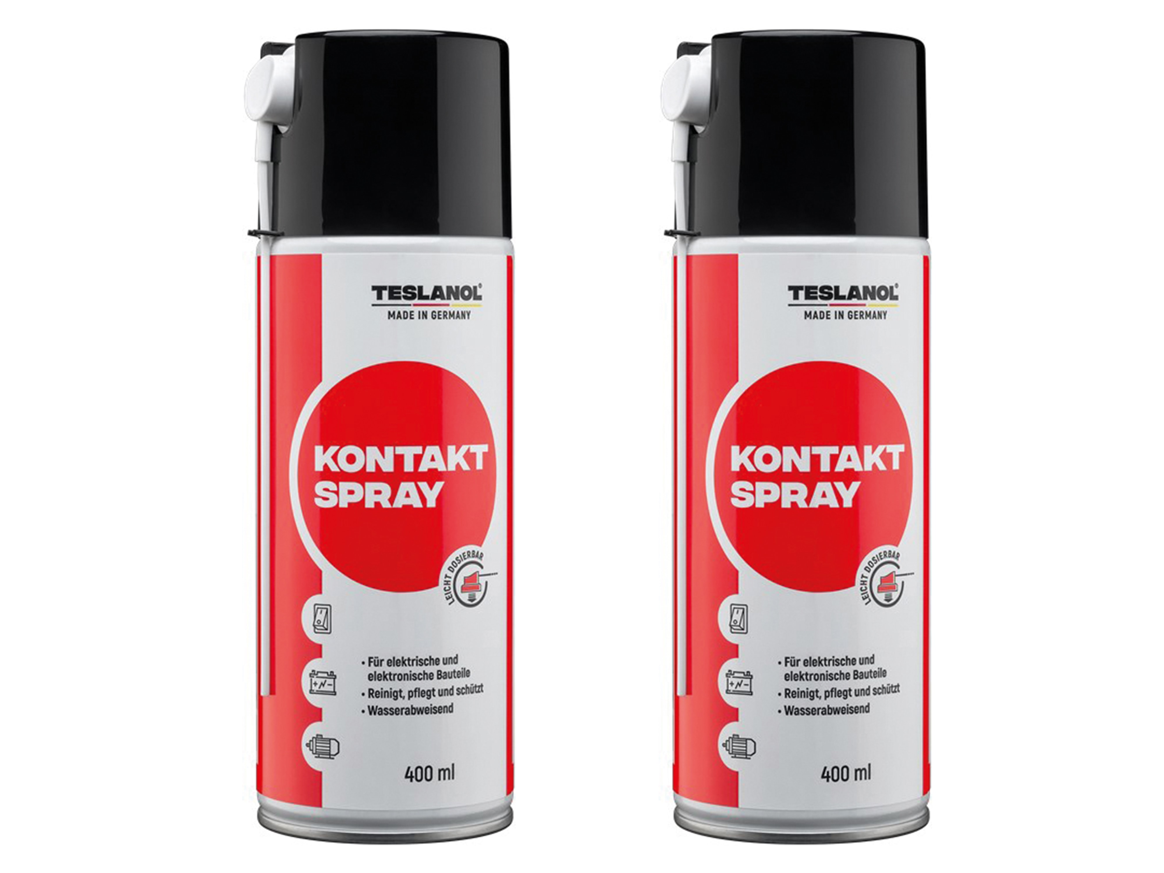 TESLANOL 26026 Kontaktspray T6, 400 ml, 2 Stück TESLANOL 26026 Kontaktspray T6, 400 ml, 2 Stück