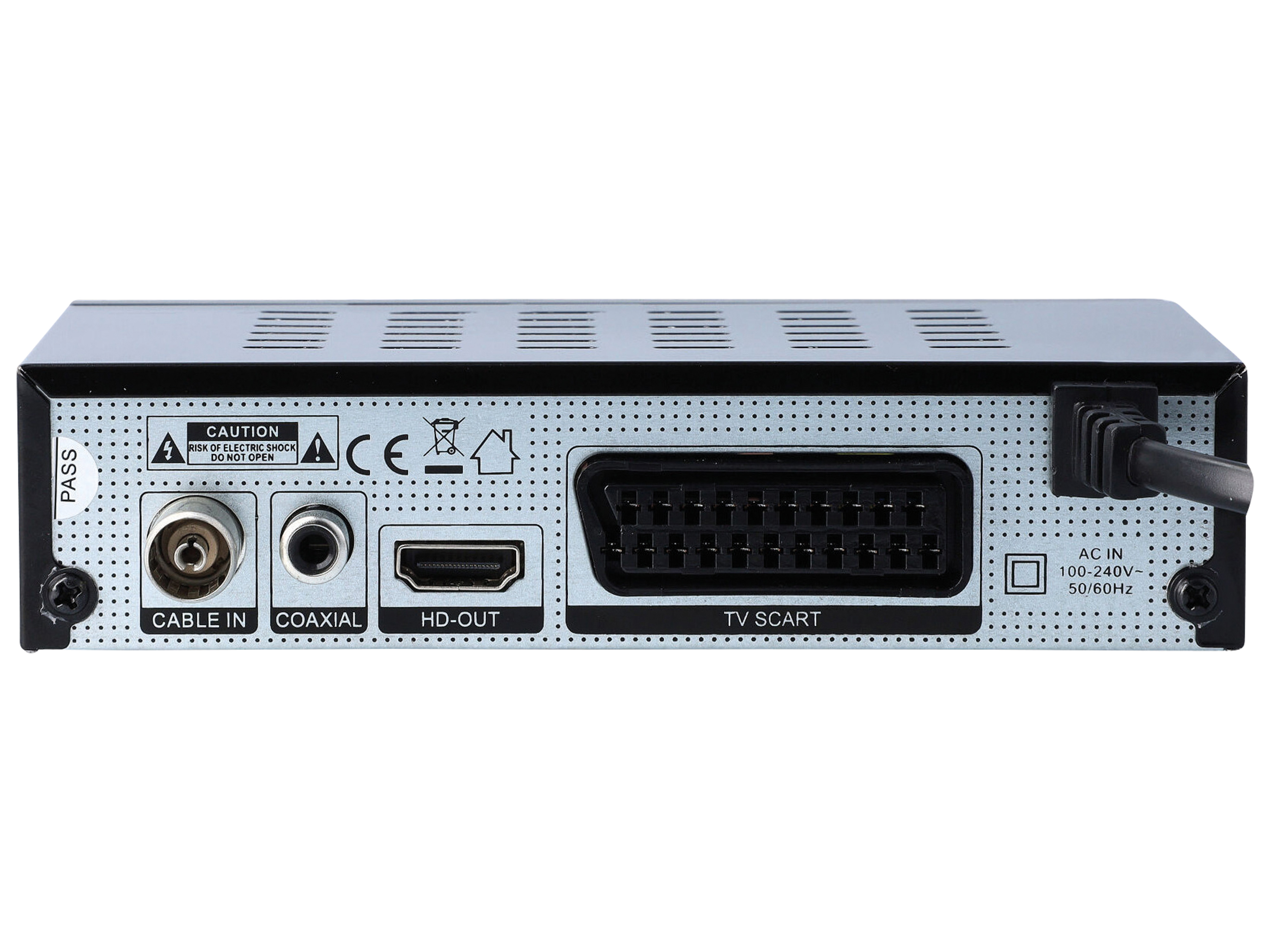 RED OPTICUM DVB-C HDTV-Receiver AX C100 HD, schwarz