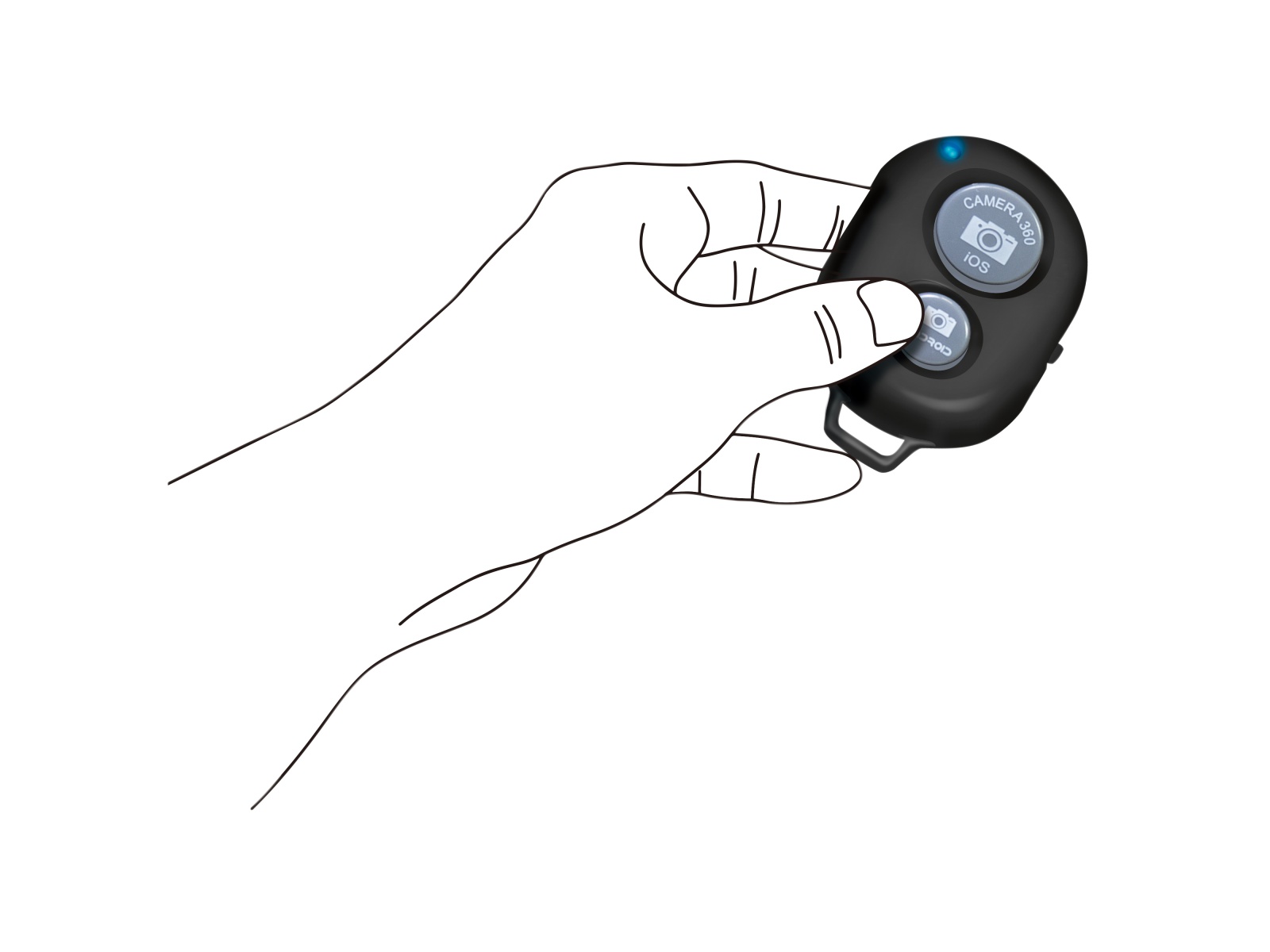 LOGILINK Smartphone-LED-Ringlicht AA0152, Ø25cm, Stativ, Fernauslöser, Lichtregler