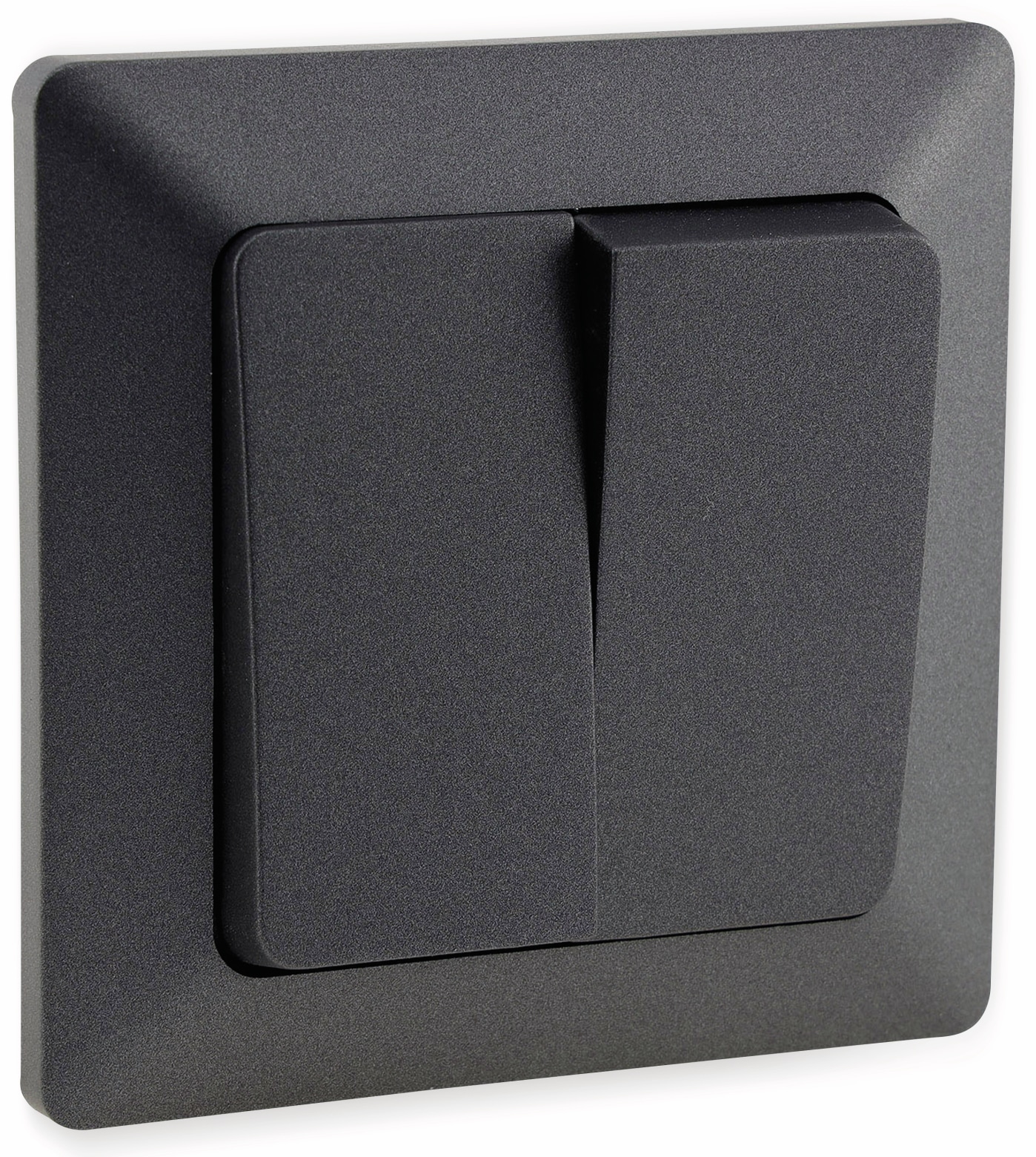 MILOS Serienschalter 23038, 10A/250V~, anthrazit MILOS Serienschalter 23038, 10A/250V~, anthrazit