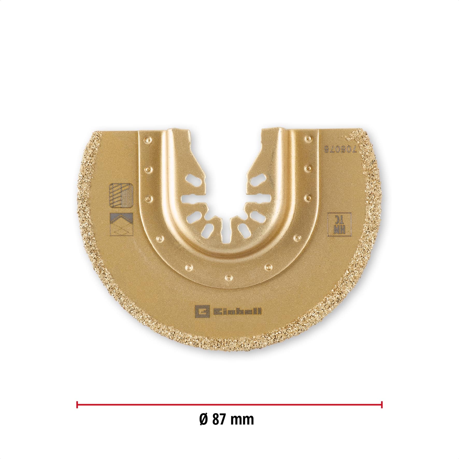 EINHELL Hartmetall-Sägeblatt, 708078, halbrund, 87 mm EINHELL Hartmetall-Sägeblatt, 708078, halbrund, 87 mm
