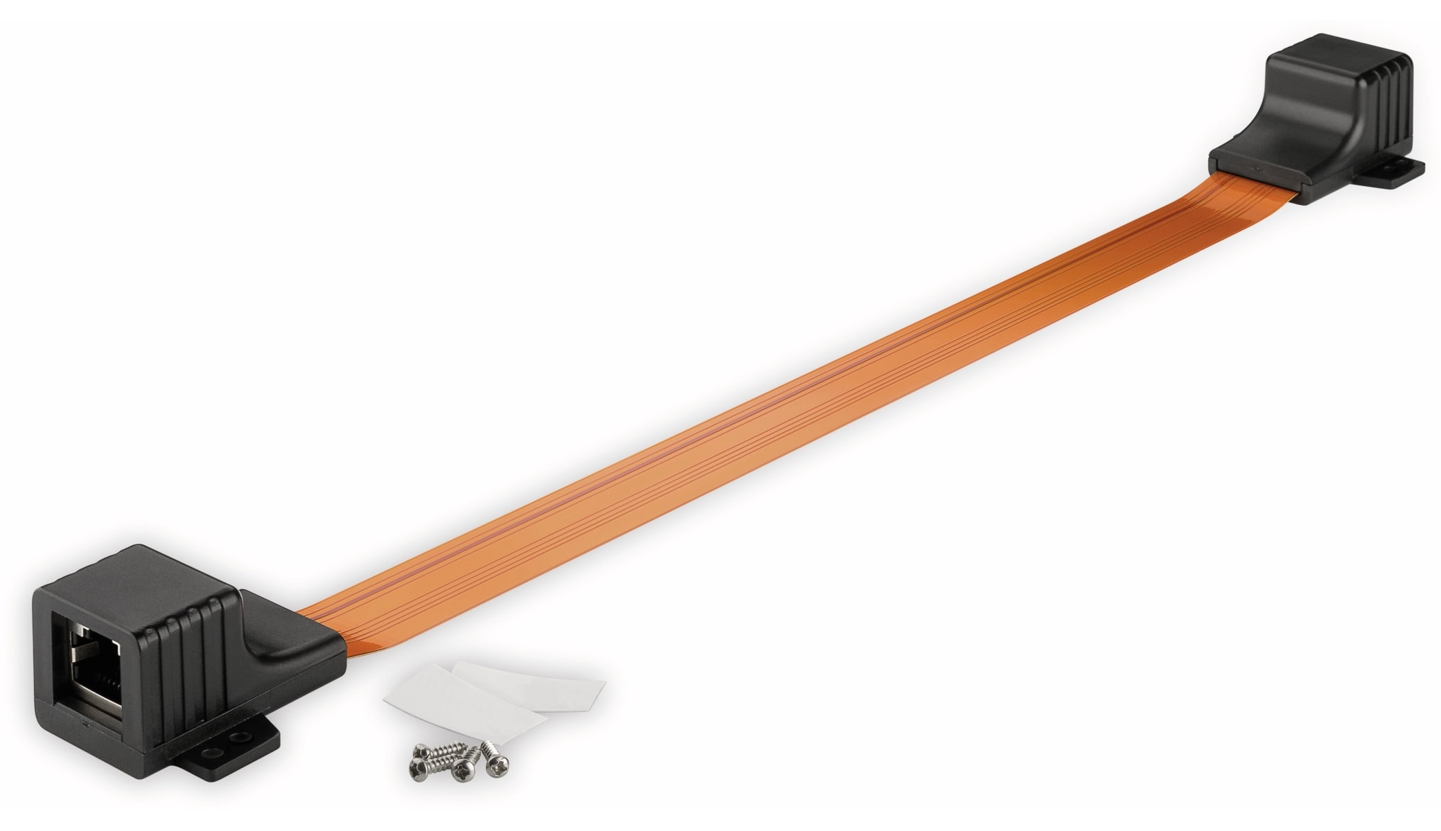 GOOBAY RJ-45 Fensterdurchführung Ultra Slim, 25 cm GOOBAY RJ-45 Fensterdurchführung Ultra Slim, 25 cm