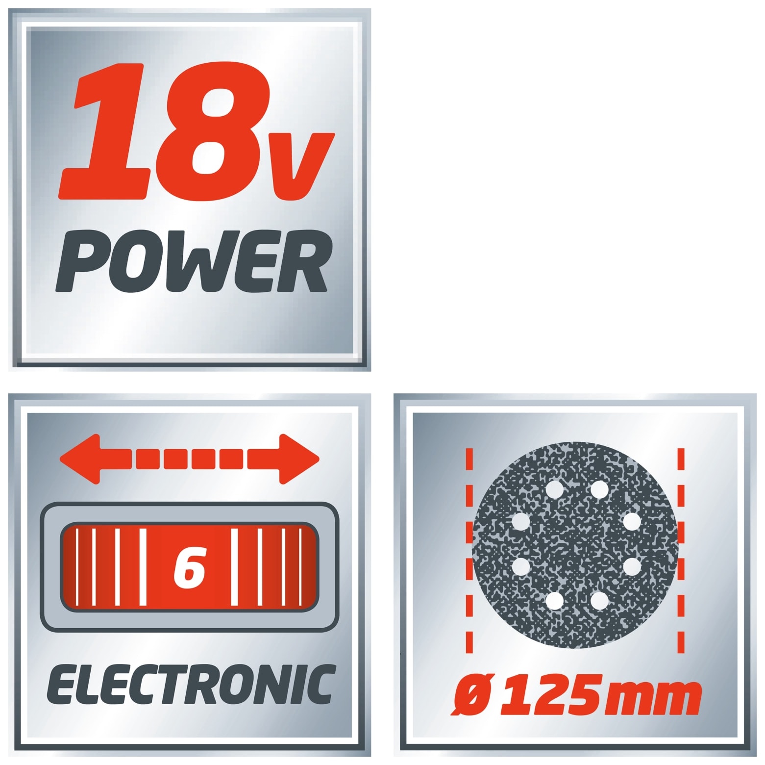 EINHELL Akku-Exzenterschleifer TE-RS 18 Li Kit (1x 4,0 Ah) EINHELL Akku-Exzenterschleifer TE-RS 18 Li Kit (1x 4,0 Ah)