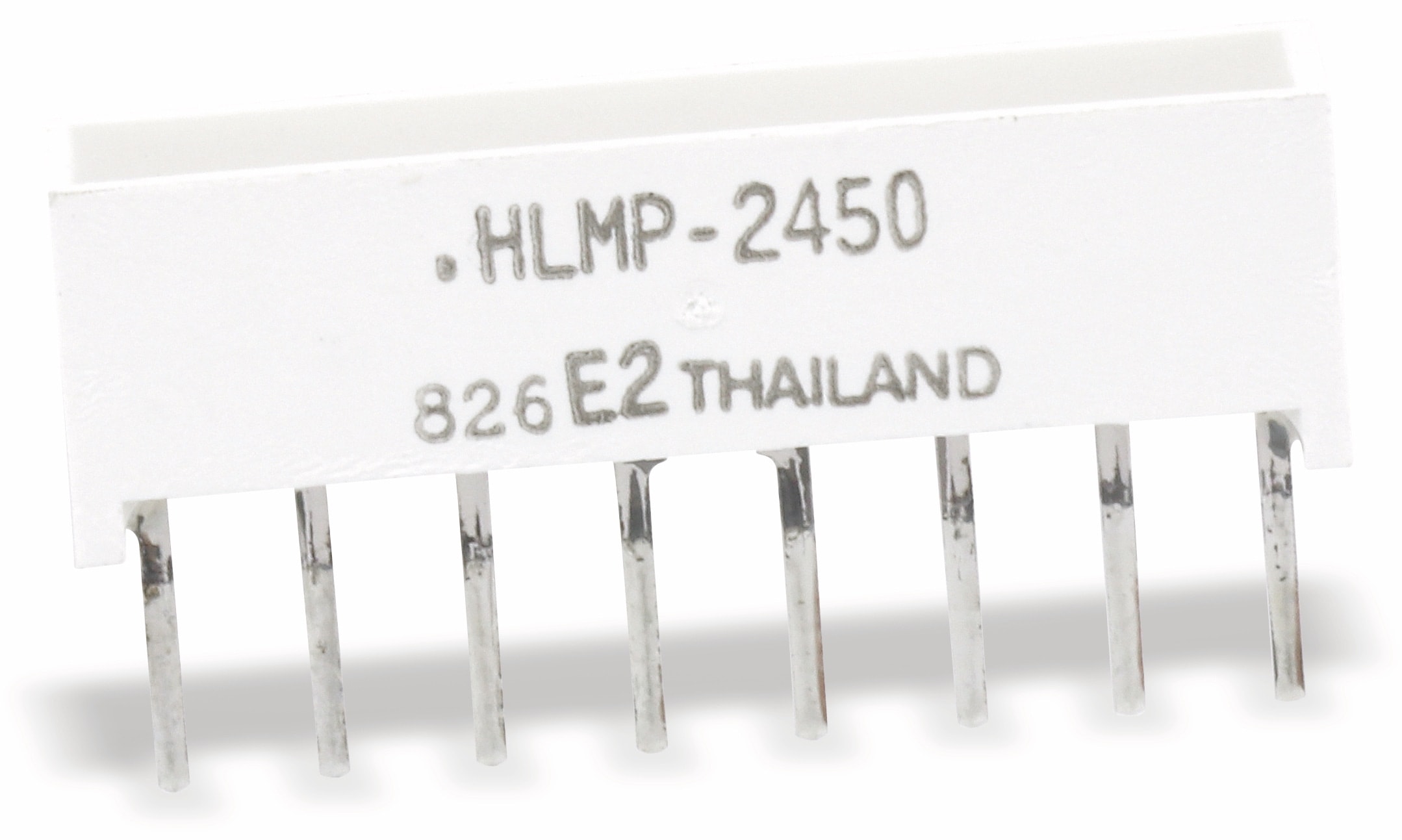Flächen-LED HLMP-2450, 19,05x3,81 mm, gelb