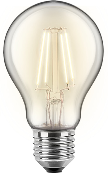 BLULAXA LED-Filament-Lampe, A60, EEK: E, E27, 7 W, 810 lm, 2700 K, 5 Stück BLULAXA LED-Filament-Lampe, A60, EEK: E, E14, 7 W, 810 lm, 2700 K, 5 Stück