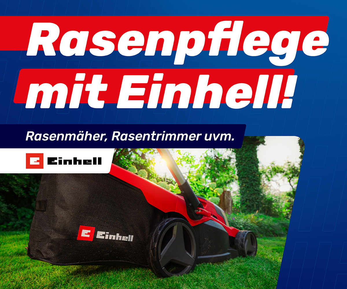 Rasenpflege mit Einhell Rasenpflege mit Einhell