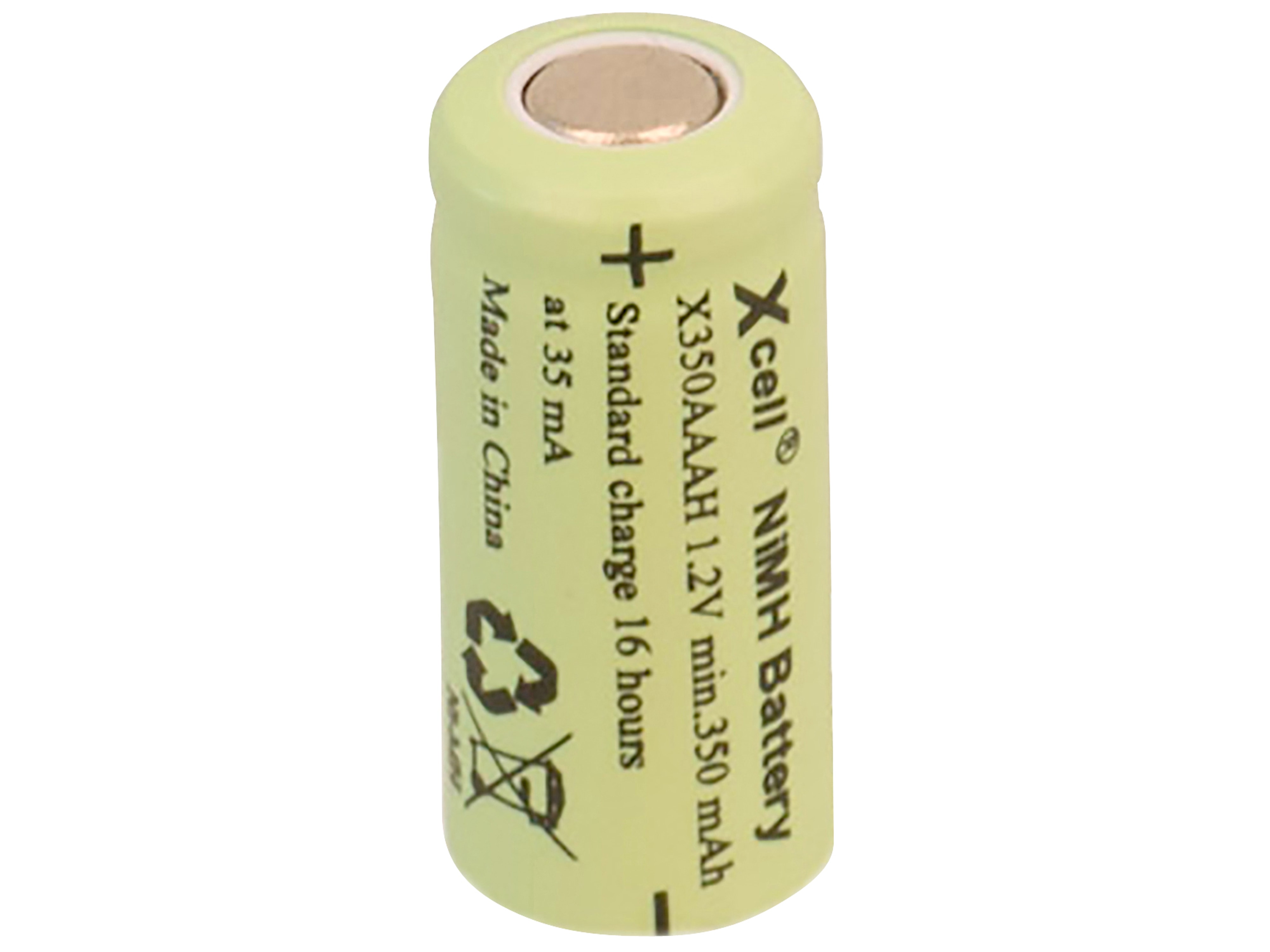 XCELL Ni-MH Akku 1/2AAA, 1,2 V, 350mAh