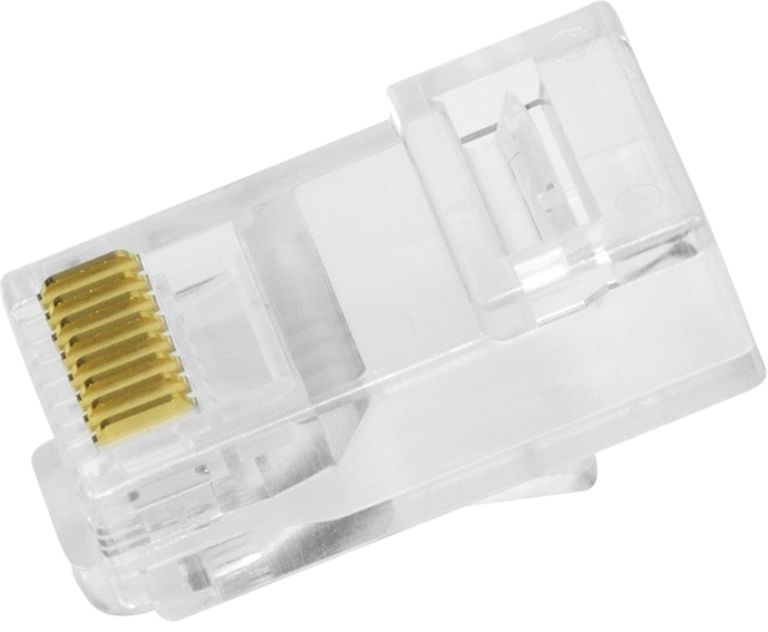 LOGILINK RJ45-Modularstecker, Cat.6, ungeschirmt, vorne offen, 50 Stk.