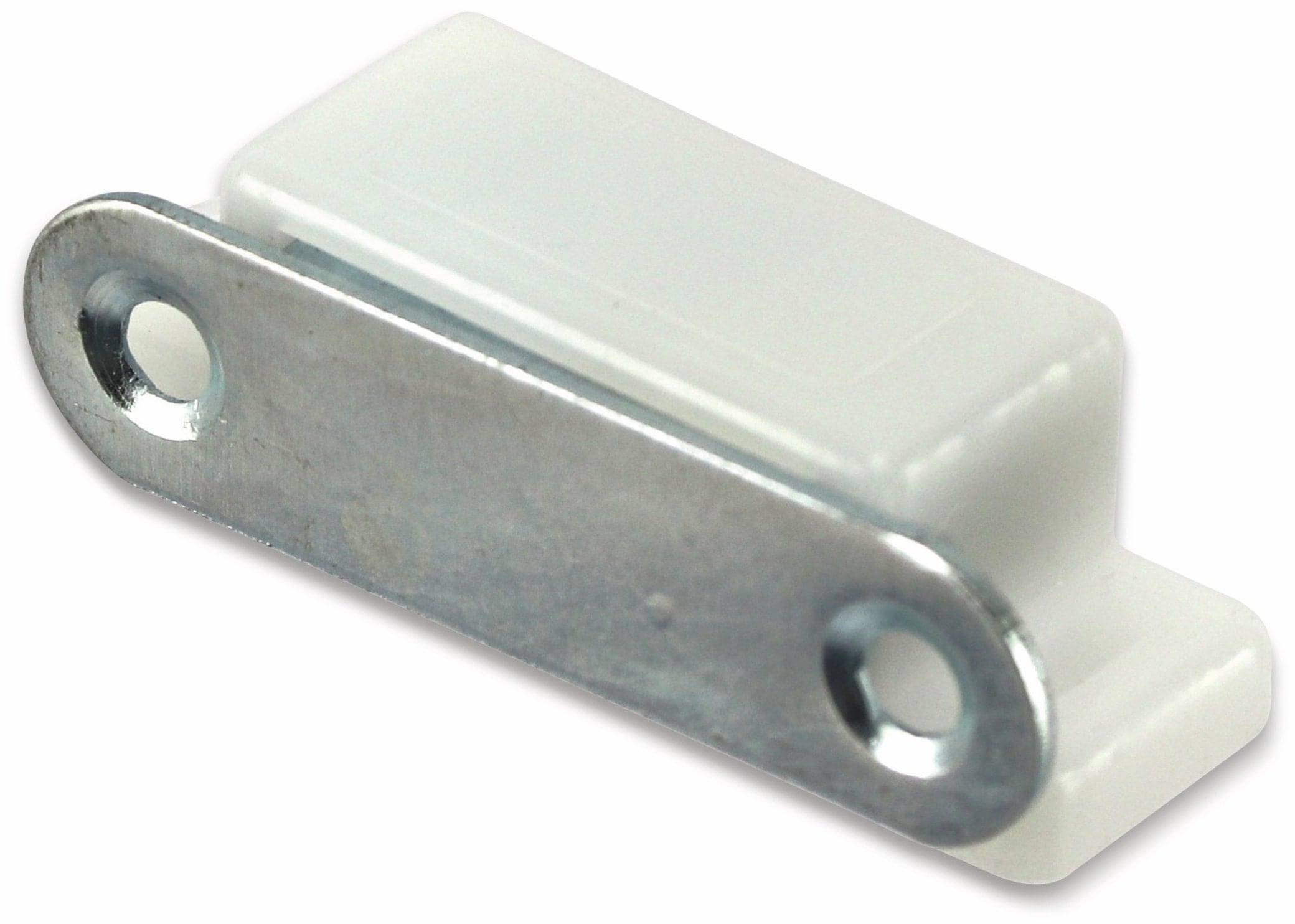 Magnetverschluss, 45x17x14 mm, weiß, 10 Stück Magnetverschluss, 45x17x14 mm, weiß, 10 Stück
