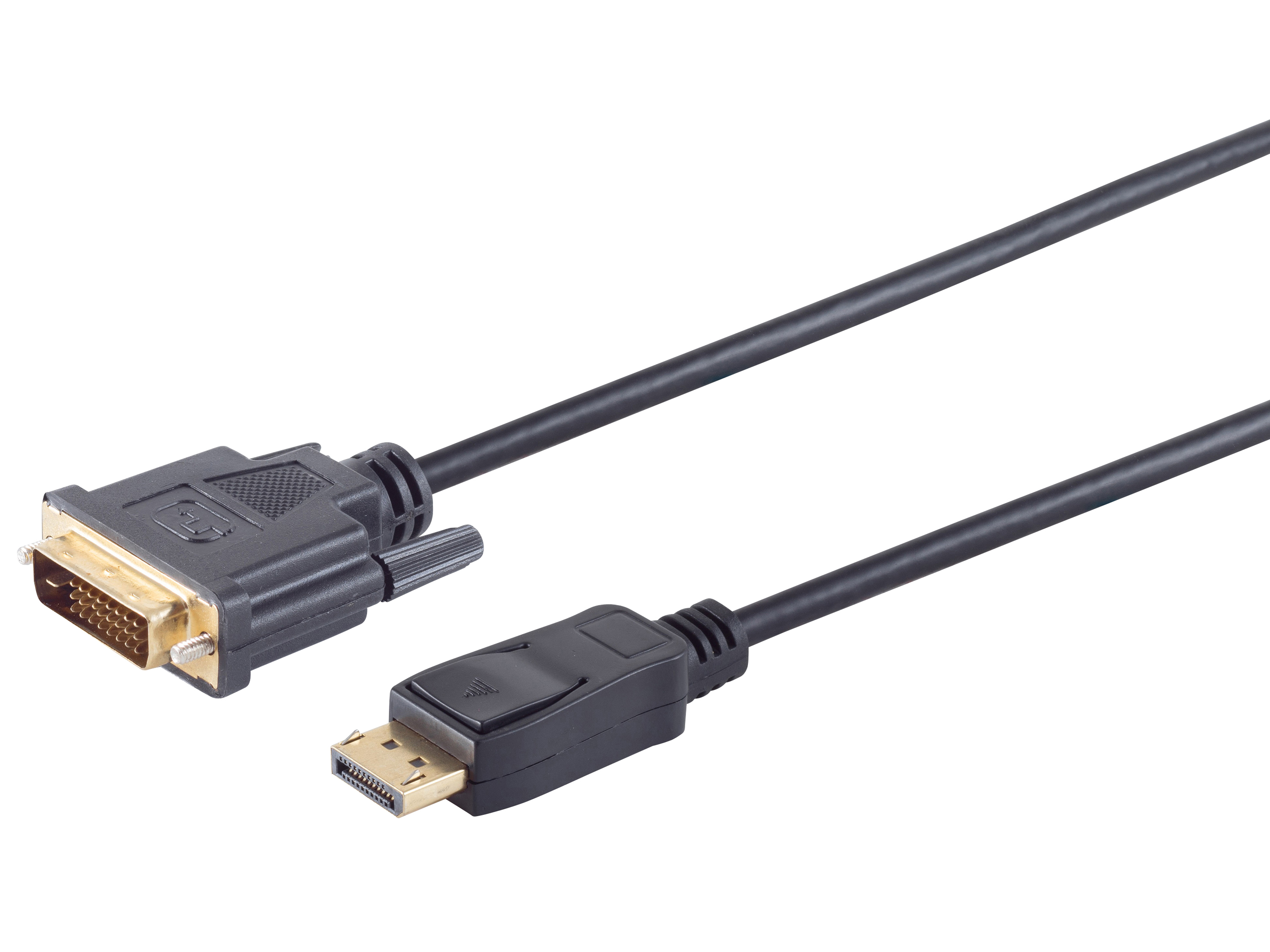 S-IMPULS DisplayPort 1.2 Adapterkabel DVI-D 1080p 2m