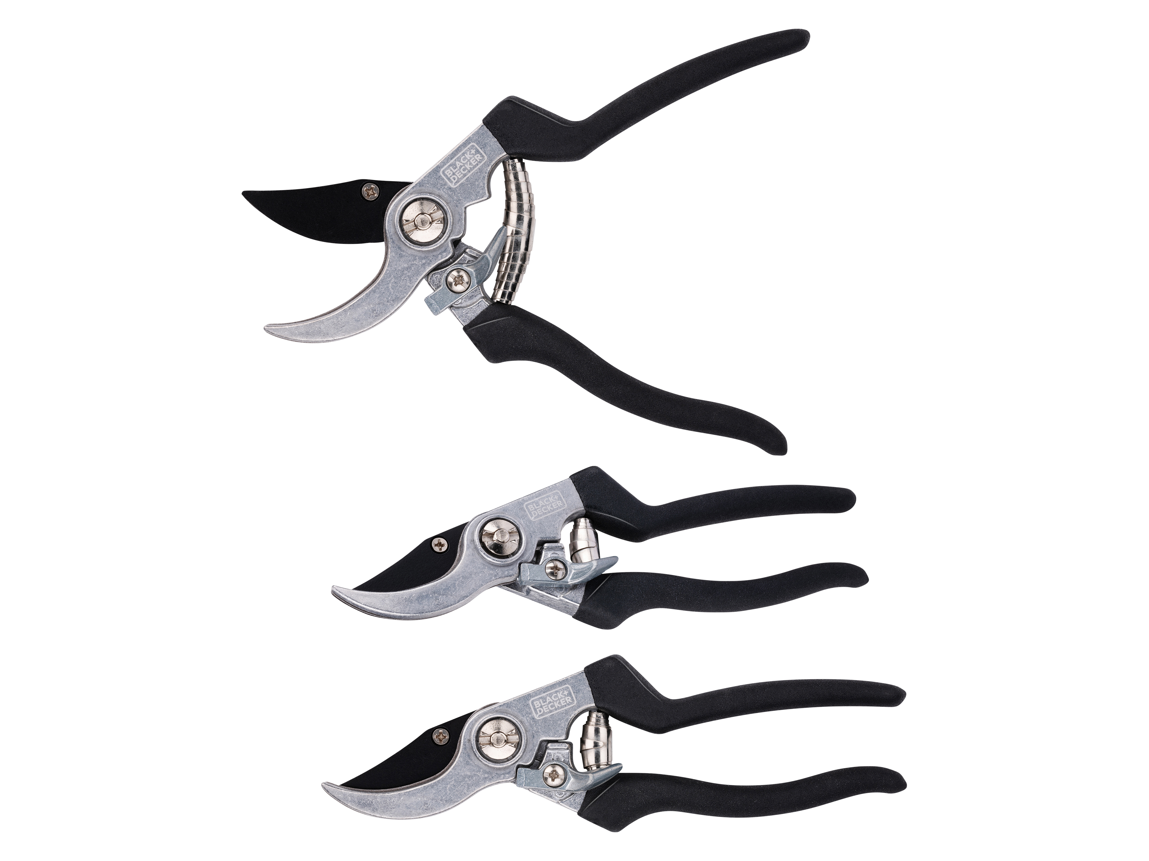 BLACK & DECKER Bypass Gartenschere, 21,8 cm