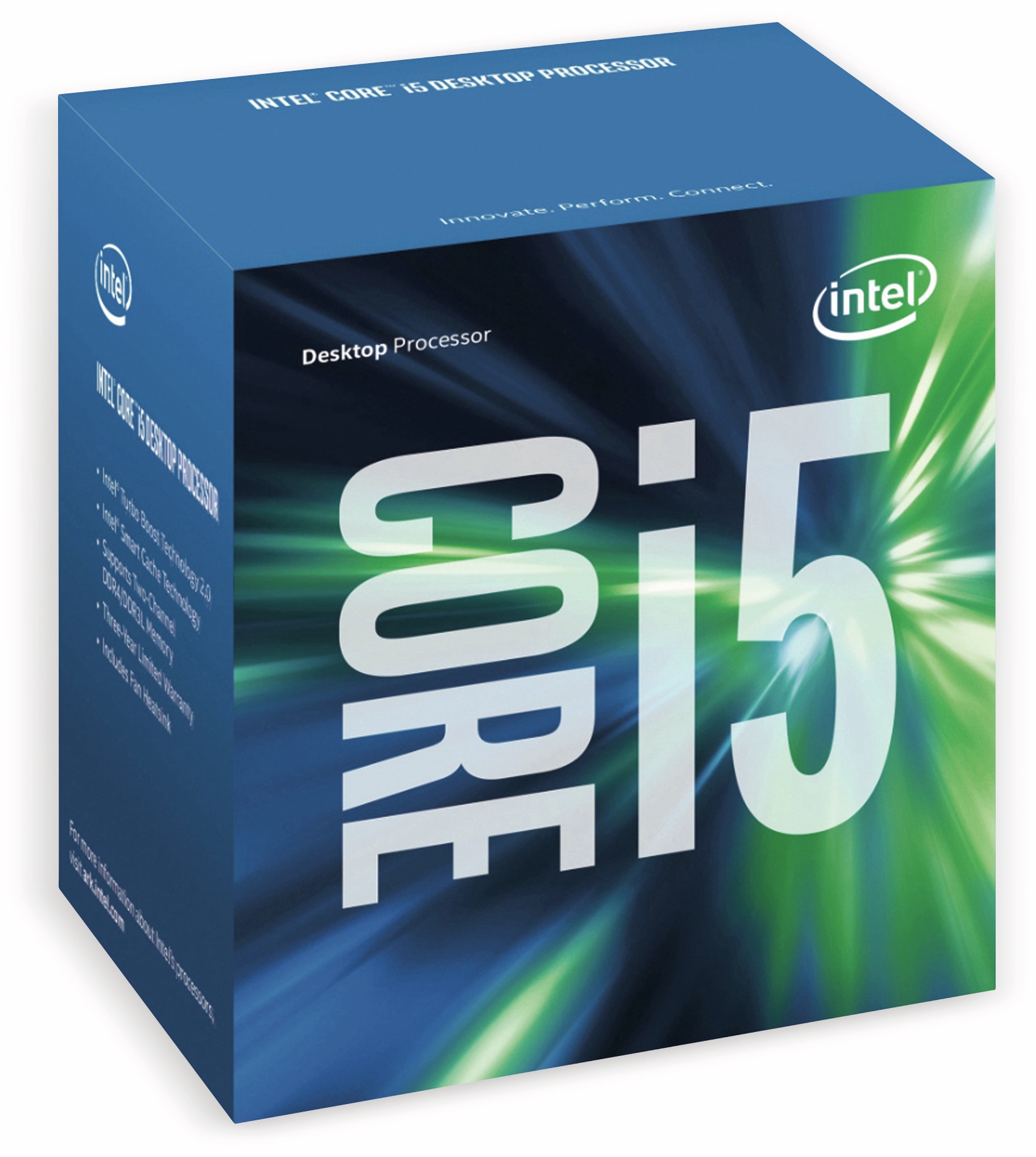 Intel CPU Core i5-7600, 4x 3,5 GHz