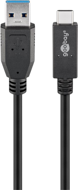 GOOBAY USB-C Kabel 41073 C/A 3.2 0,5m schwarz GOOBAY USB-C Kabel 41073 C/A 3.2 0,5m schwarz