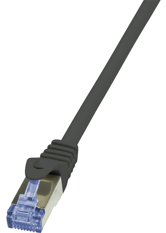 LOGILINK Patchkabel PrimeLine CAT.6A S/FTP 1m schwarz LOGILINK Patchkabel PrimeLine CAT.6A S/FTP 1m schwarz