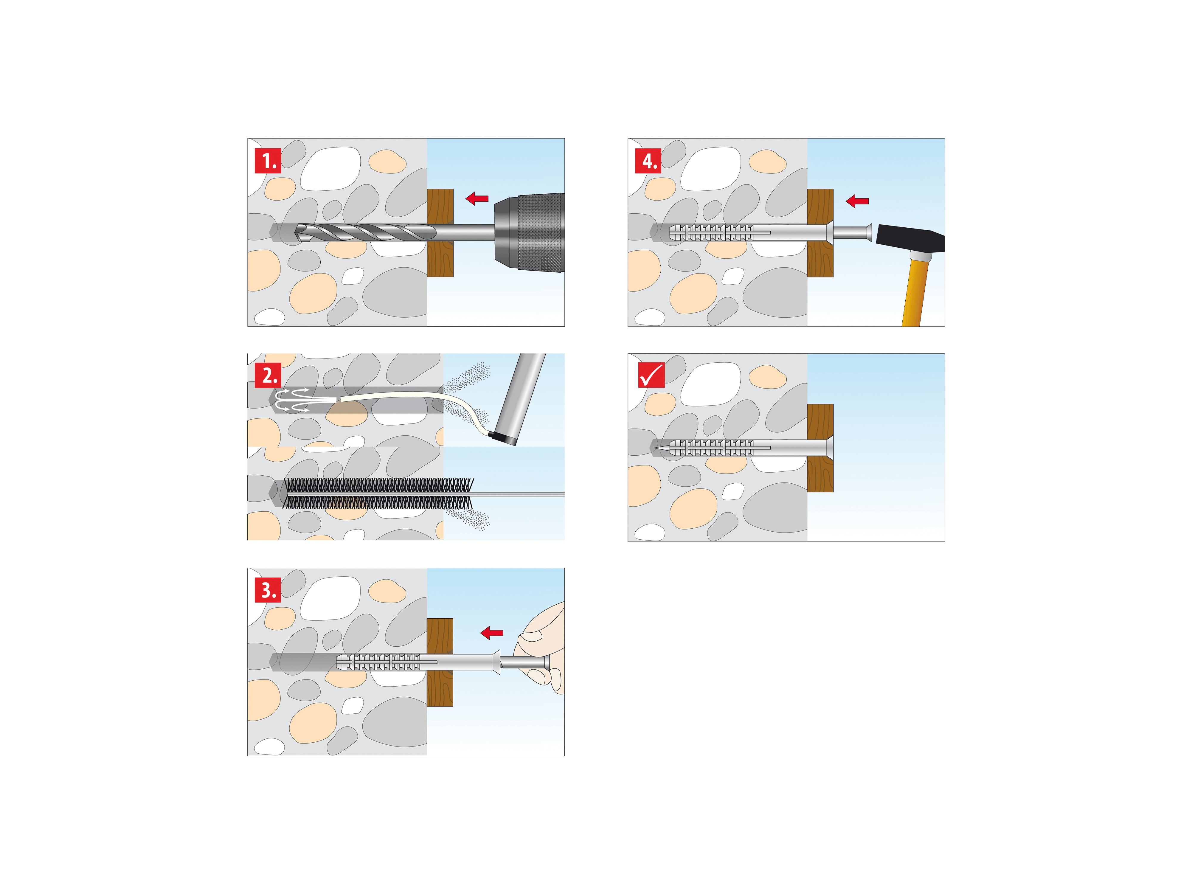 TOX Nageldübel Attack, 6x35 mm, 50 Stück