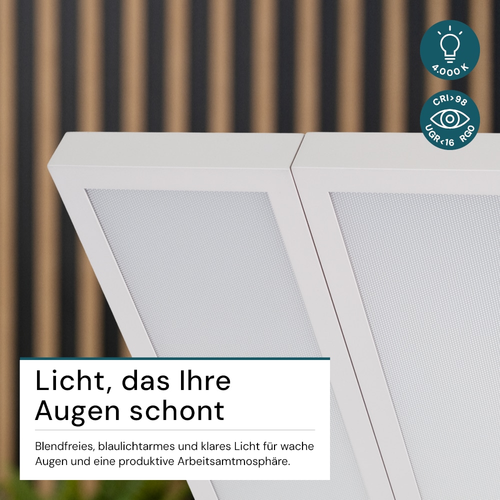 LUXULA LED-Büro-Stehleuchte, Up/Down, 120W, 4000K, EEK: F, 8500lm, IP20, dimmbar, weiß LUXULA LED-Büro-Stehleuchte, Up/Down, 120W, 4000K, EEK: F, 8500lm, IP20, dimmbar, weiß