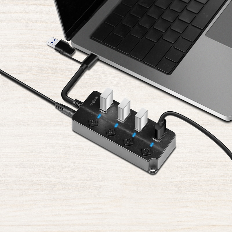 LOGILINK USB-C Hub UA0419 4 Port LOGILINK USB-C Hub UA0419 4 Port