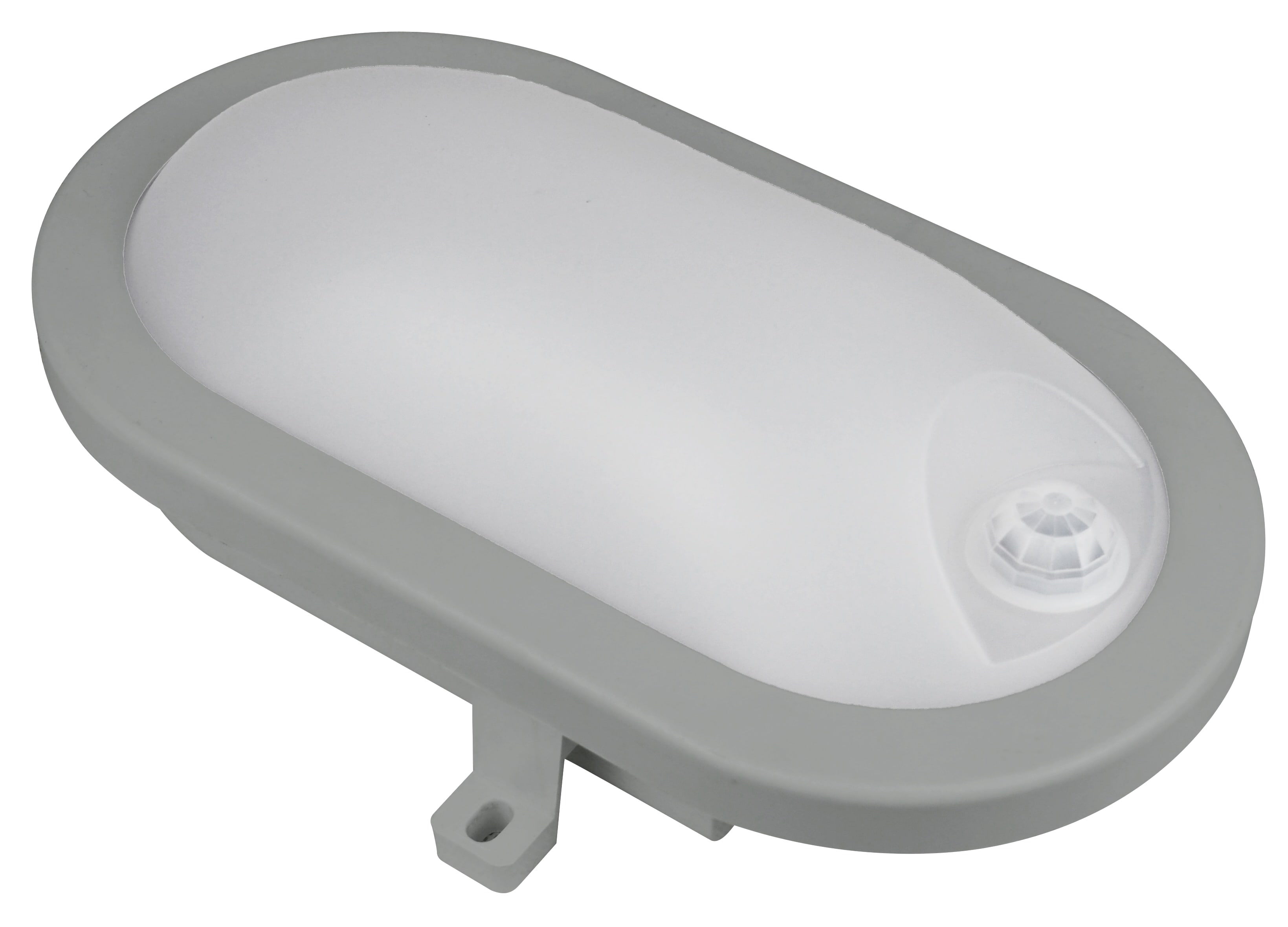 BLULAXA LED-Oval-Leuchte Basis Fix, IR-Sensor, 12W, 1200lm, 4000K, IP54