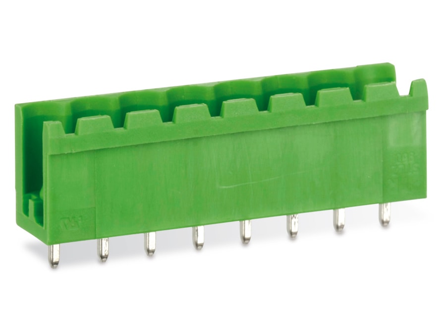 PTR A PHOENIX MECANO COMPANY Stiftleiste STLZ950, 8-polig, stehend, grün