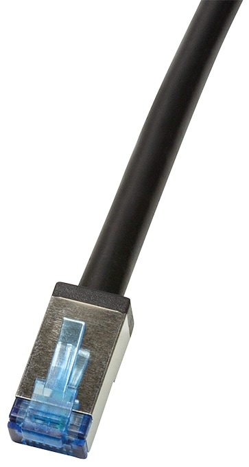 LOGILINK Patchkabel Outdoor CAT.6A S/FTP schwarz 1m LOGILINK Patchkabel Outdoor CAT.6A S/FTP schwarz 0,5m
