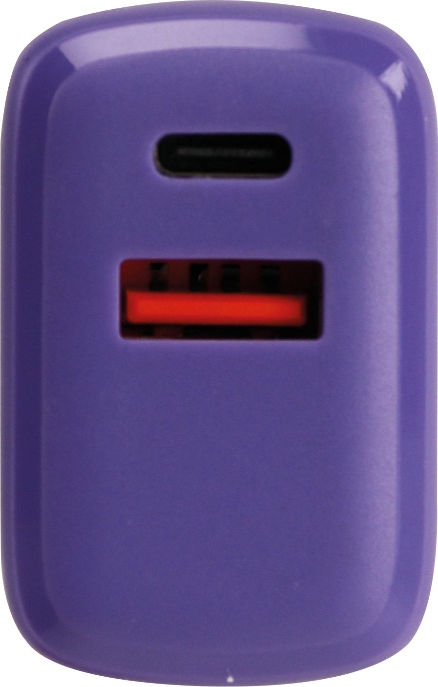PD-Schnellladegerät USB-A + USB-C PT-PDAC024U, lila PD-Schnellladegerät USB-A + USB-C PT-PDAC024U, lila