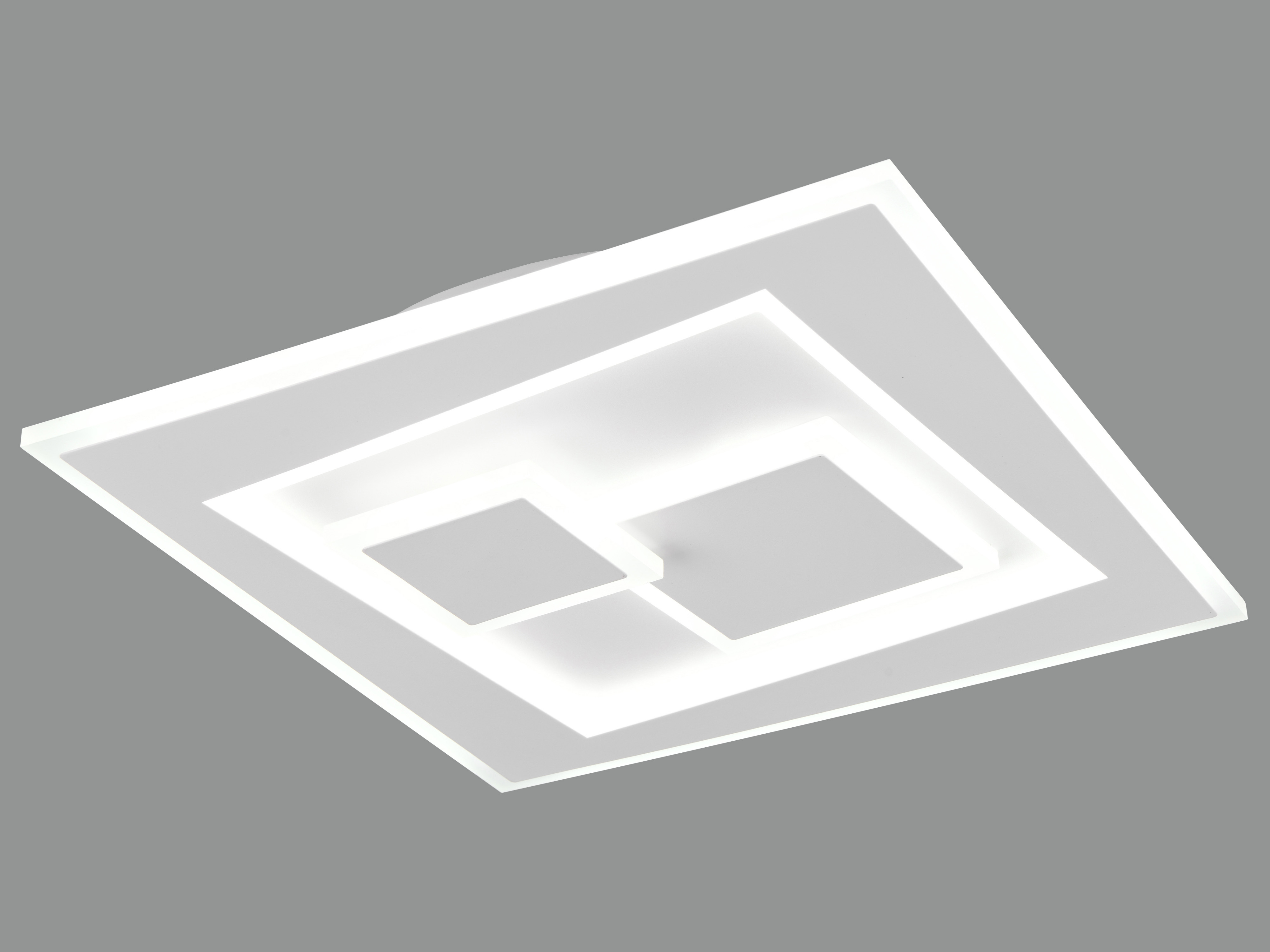 REALITY LED-Deckenleuchte Deglas, 34W, 2700... 6500K, 3900lm, Fernbedienung, CCT, IP20, weiß