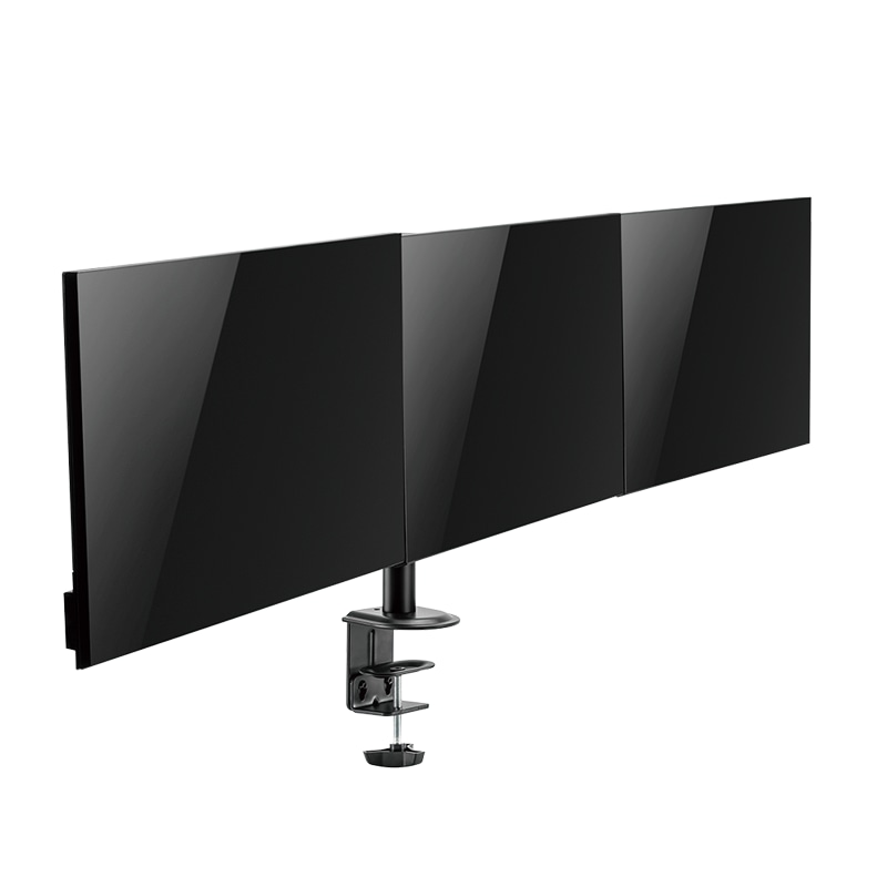 LOGILINK Monitorhalterung BP0173, 3-fach, 43,2 - 68,6 cm (17" - 27"), Aluminium