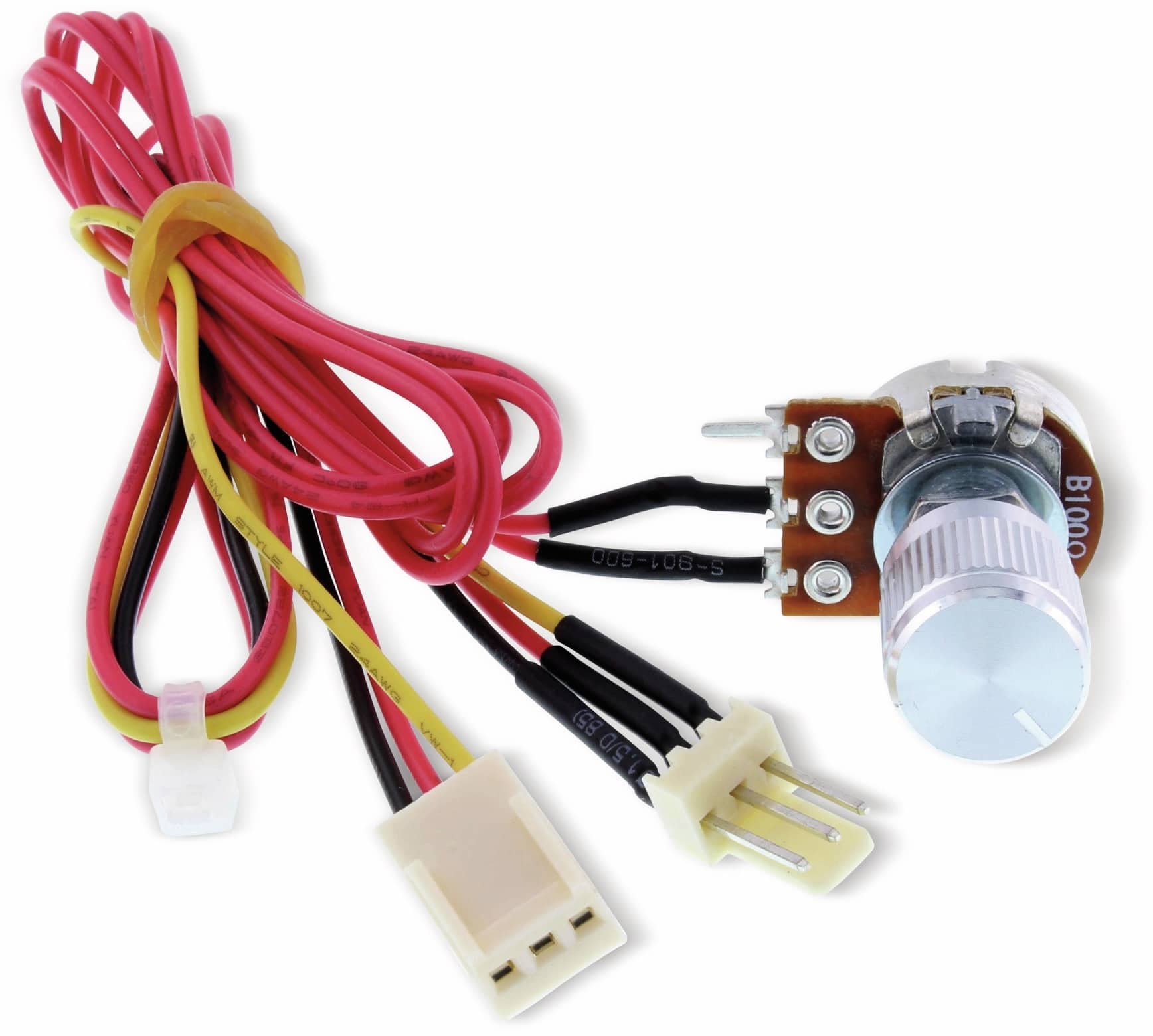 INLINE Stufenlose Lüfterregelung Drehpotentiometer 3-polig 5-12 V