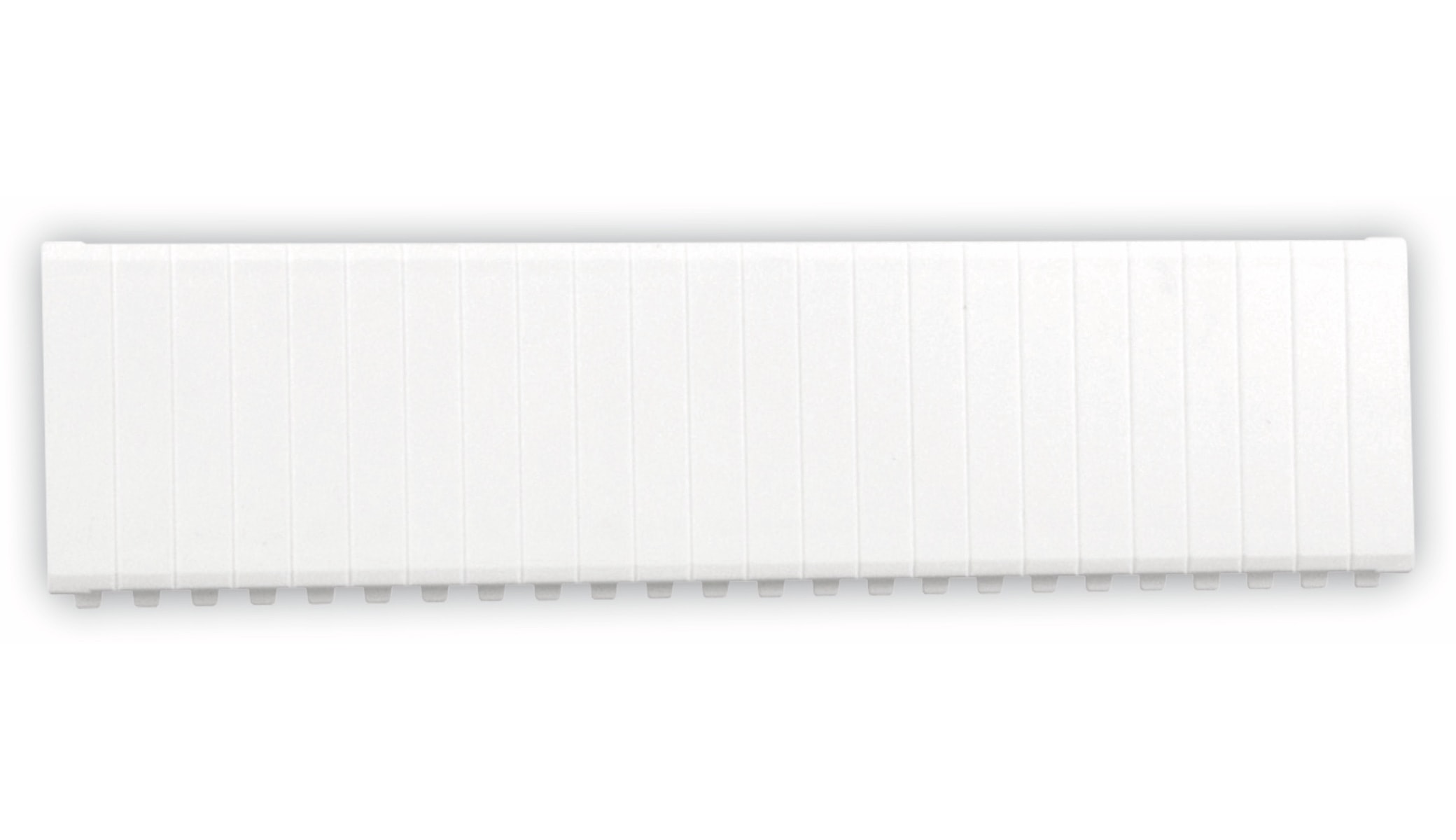 F-TRONIC Abdeckstreifen, 12 Einheiten, weiß