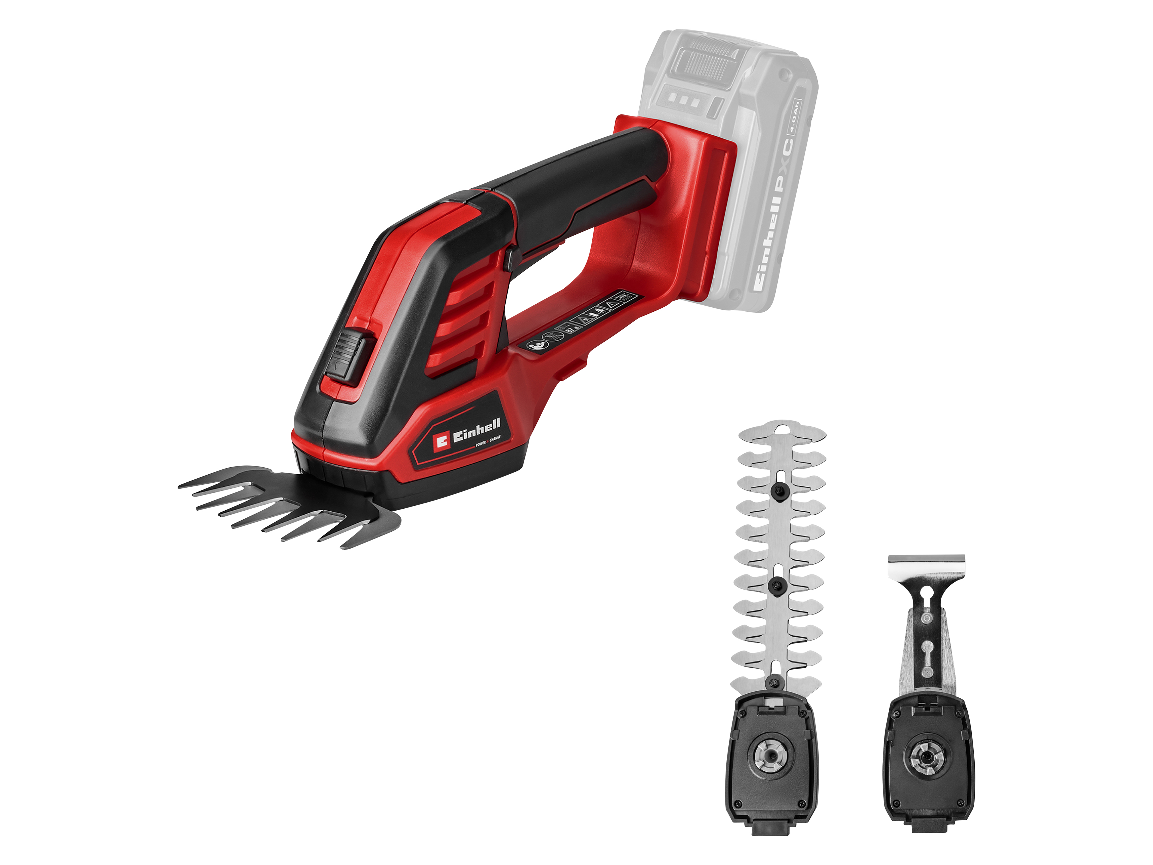 EINHELL Akku-Gras-&-Strauchschere GE-CG, 18/100 Li 3in1, Solo EINHELL Akku-Gras-&-Strauchschere GE-CG, 18/100 Li 3in1, Solo
