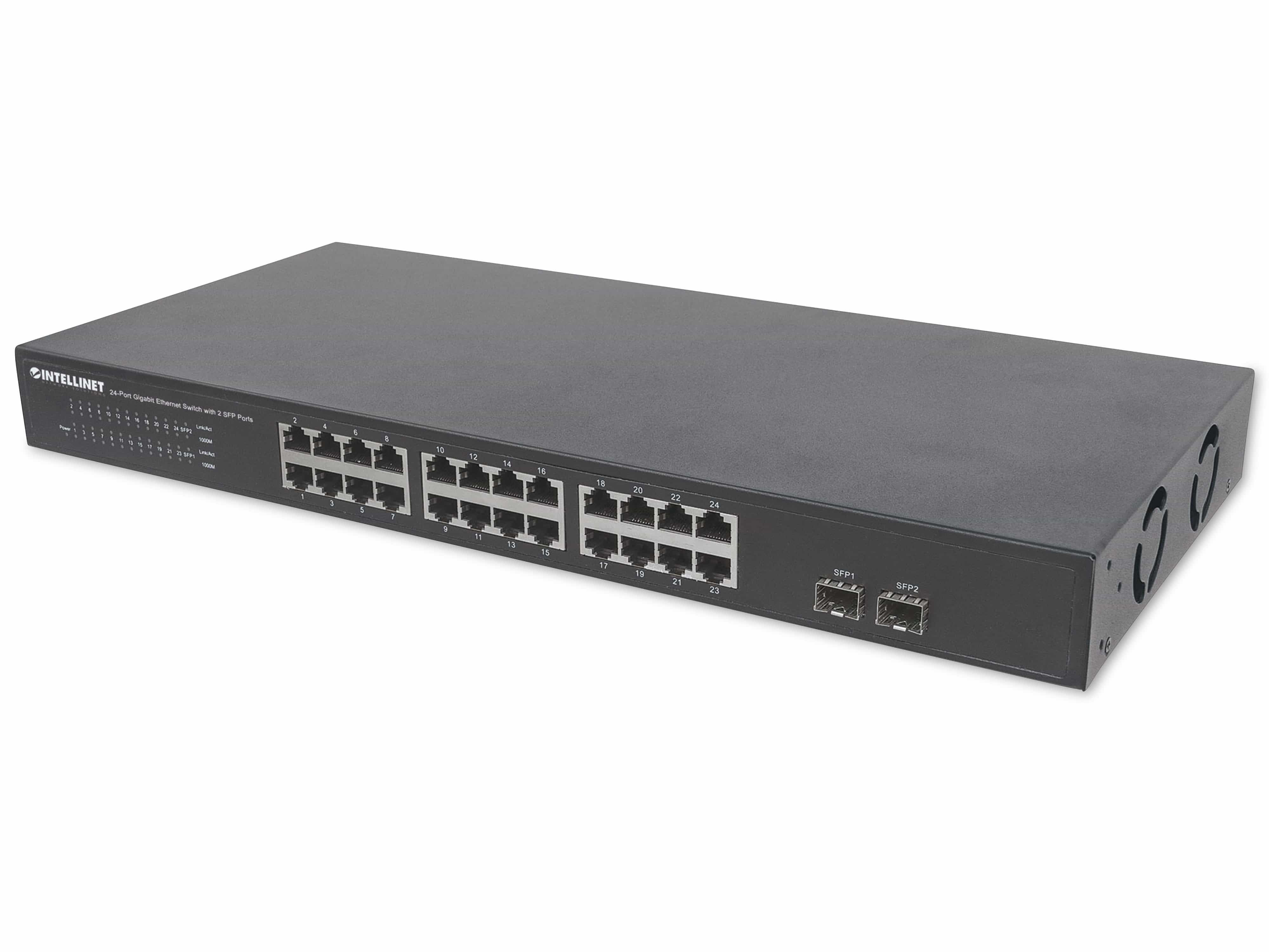 INTELLINET Ethernet Switch 561044 24-Port Gigabit