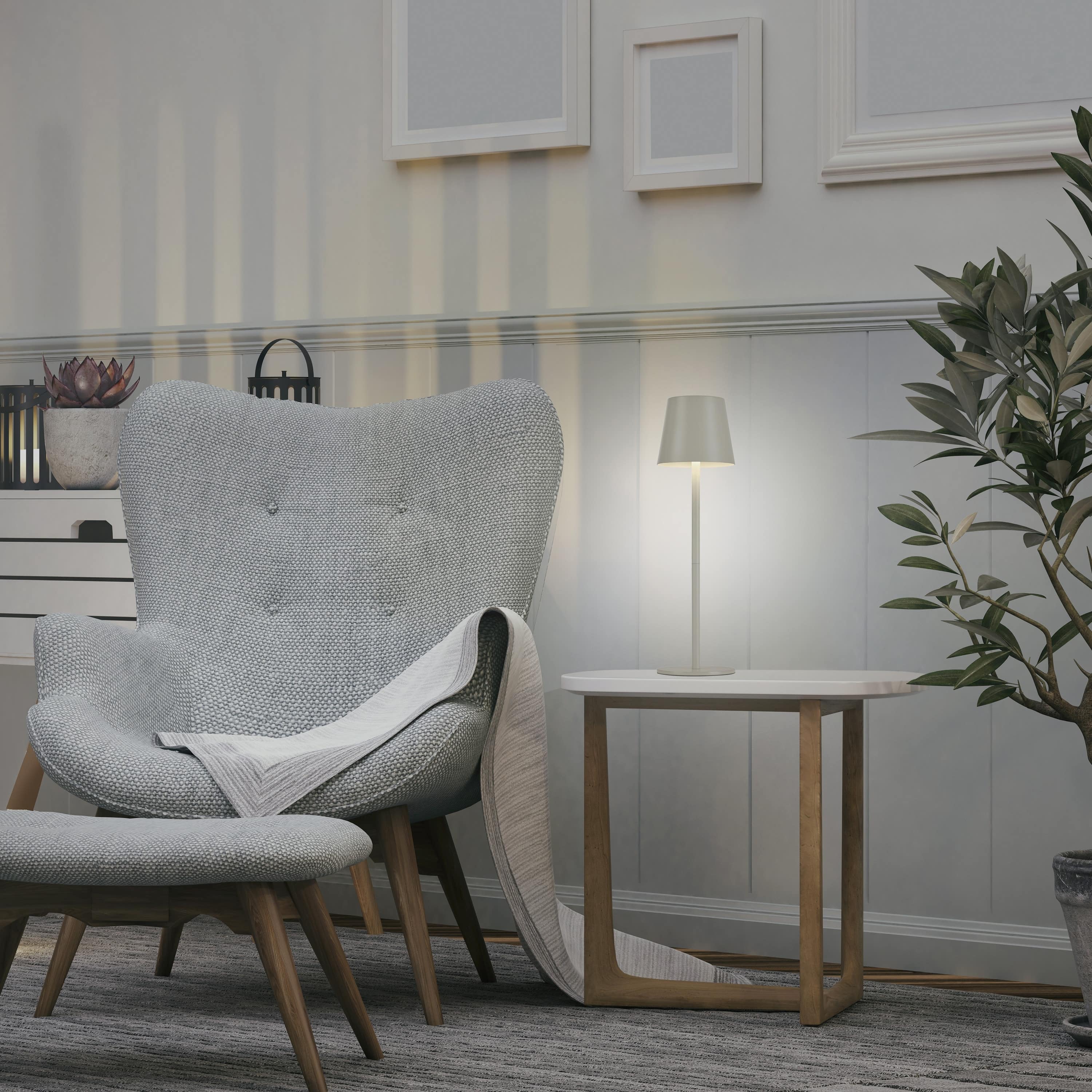 JUST LIGHT LED-Akku-Tischleuchte 19250-40 grau-beige, 2,5 W, 320 lm, 3000 K, IP54 JUST LIGHT LED-Akku-Tischleuchte 19250-40 grau-beige, 2,5 W, 320 lm, 3000 K, IP54