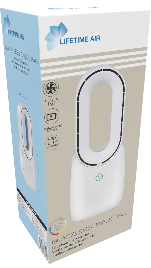 LIFETIME AIR Luftkühler, 5 W, USB, weiß