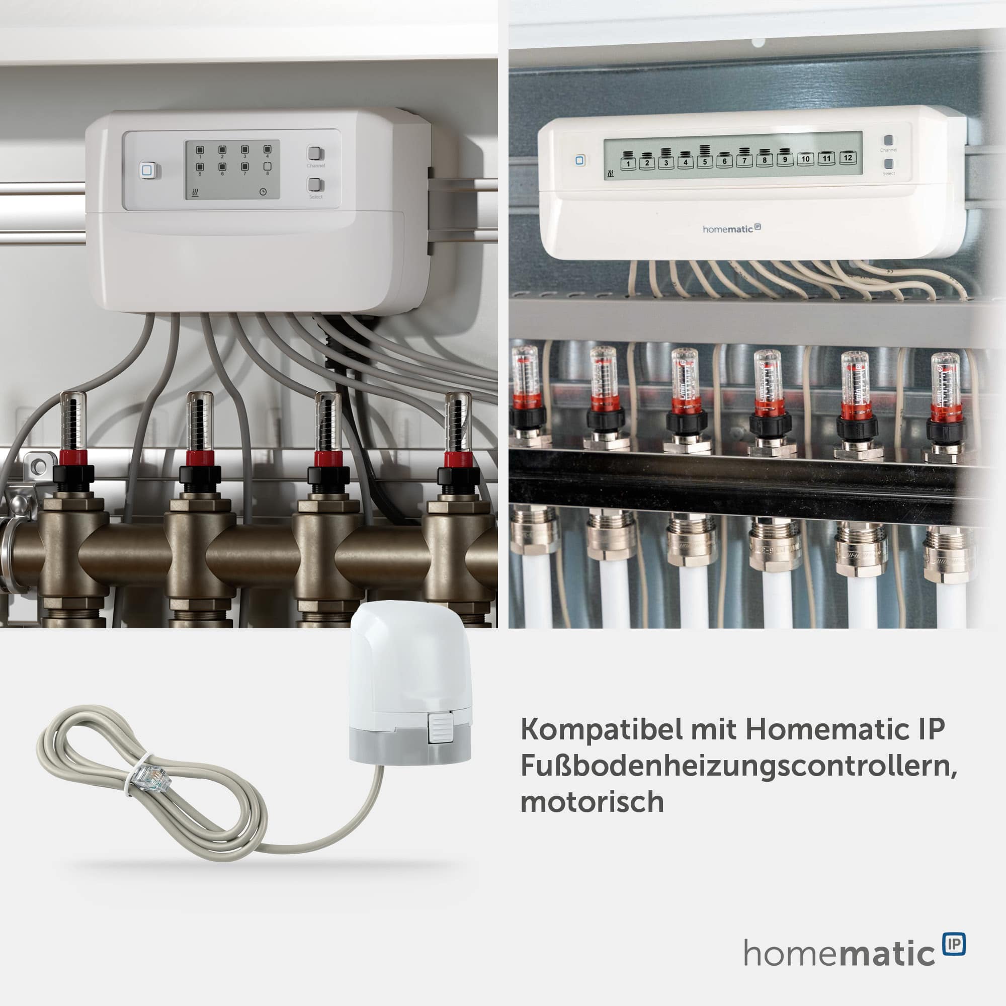 HOMEMATIC IP Smart Home 153309A0, Stellantrieb motorisch