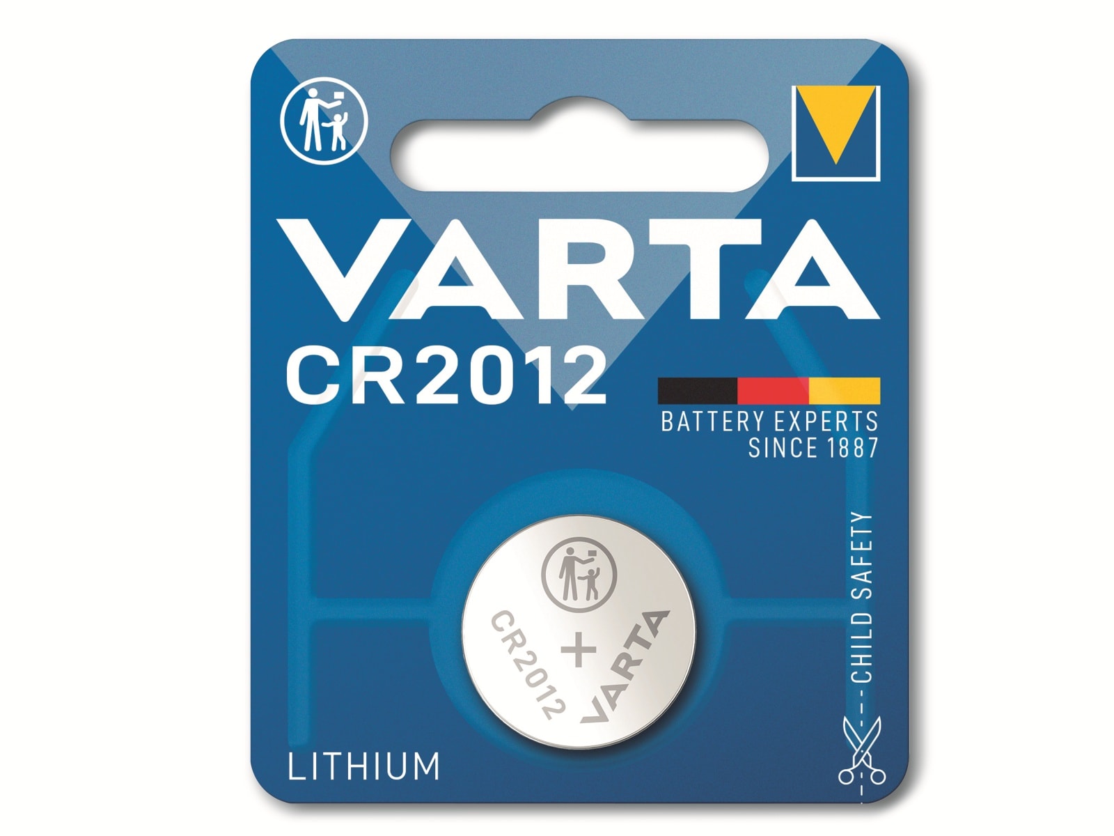 VARTA Knopfzelle Lithium, CR2012,  3V 1 Stück