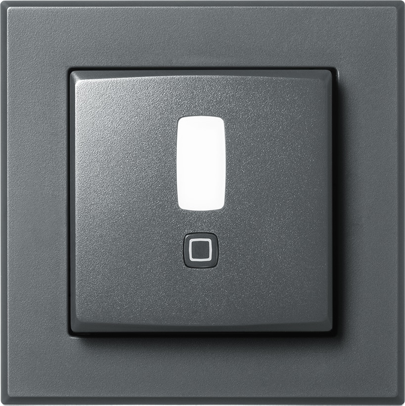 HOMEMATIC IP 159903A0, Bewegungsmelder, 55er Rahmen, innen, anthrazit