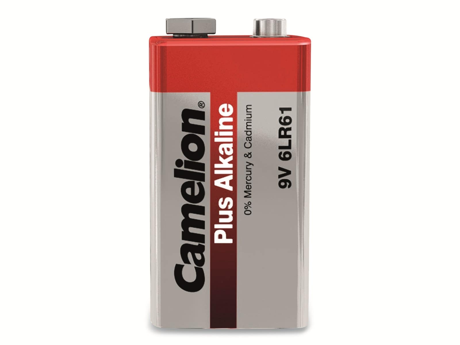 CAMELION 9V-Blockbatterie, Plus Alkaline, 1 Stück