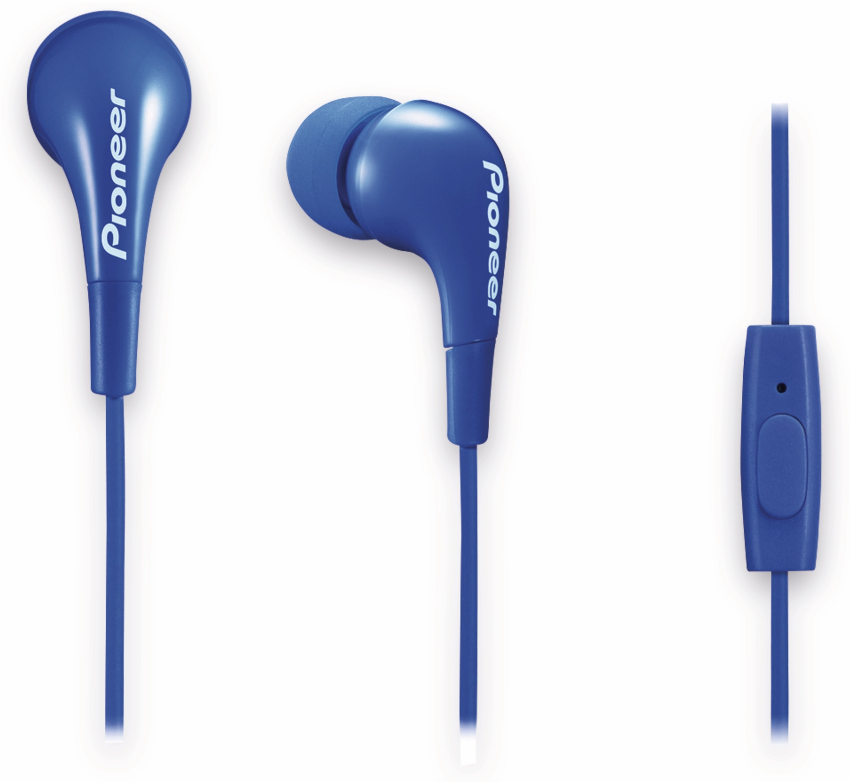 Pioneer In-Ear-Ohrhörer SE-CL502T-L, blau, Mikrofon
