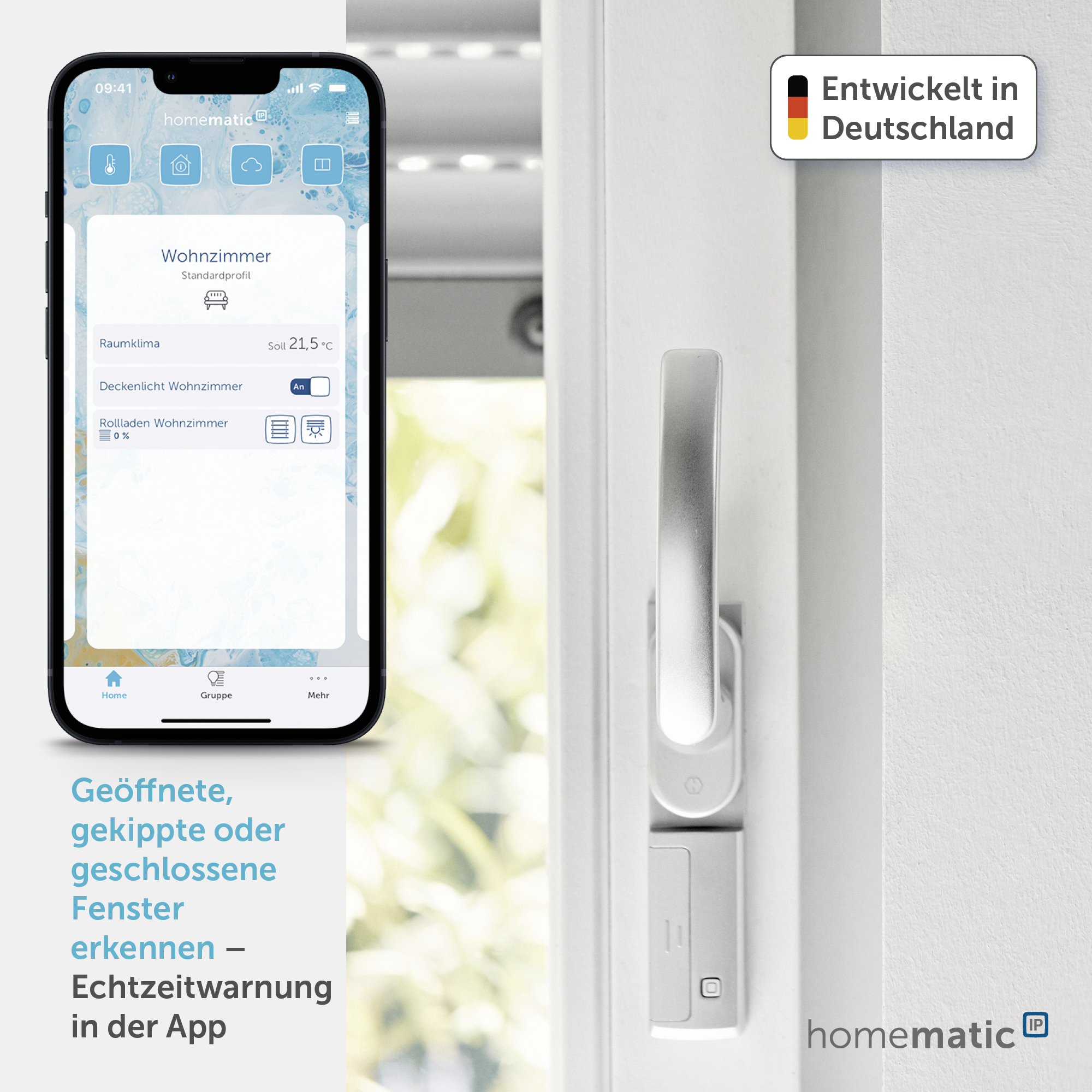 HOMEMATIC IP Smart Home 142800A0, Fenstergriffsensor