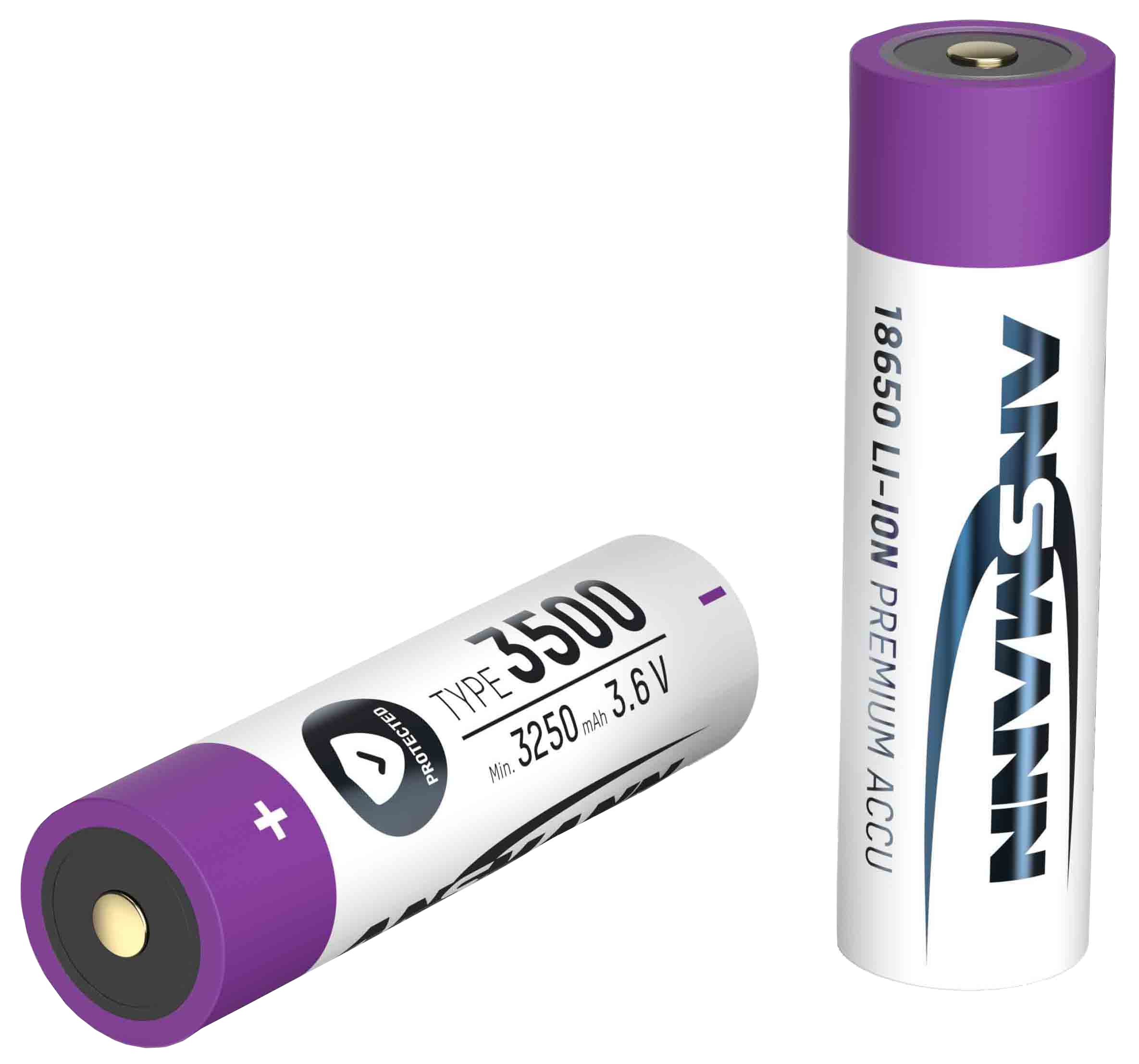 ANSMANN LiIon-Akku 1307-0001, 18650, 1S1P, 3,7 V/3500 mAh