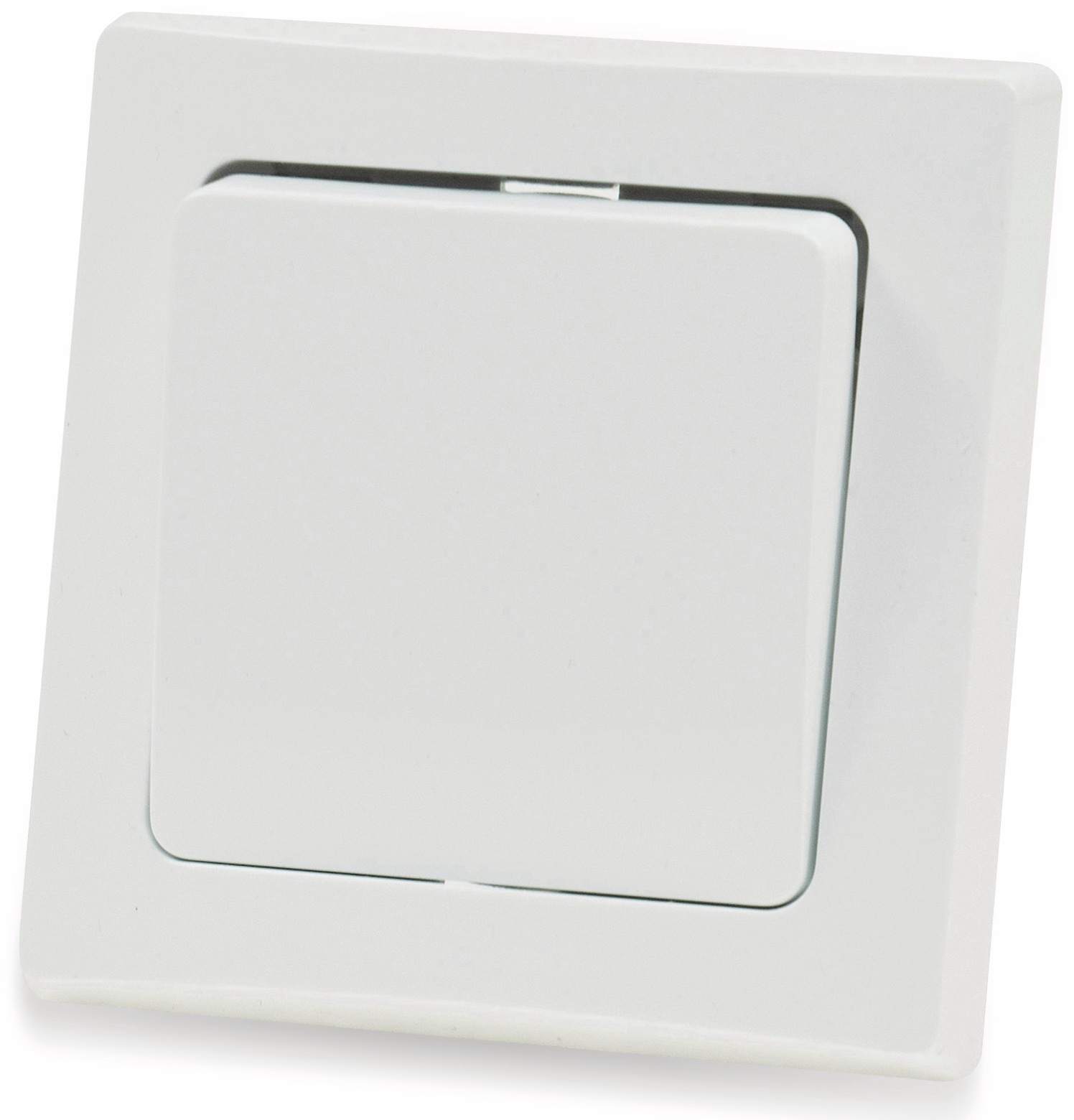 DELPHI Wechselschalter Klemmanschluss, 10A/250V, 1-fach-Rahmen, weiß