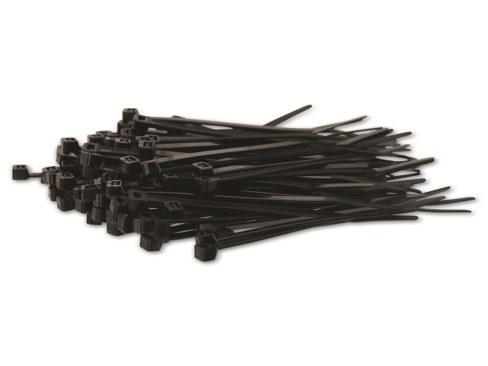 KSS Kabelbinder-Sortiment Polyamid 6.6, schwarz, 120x4,8, UV-beständig, 100 Stück