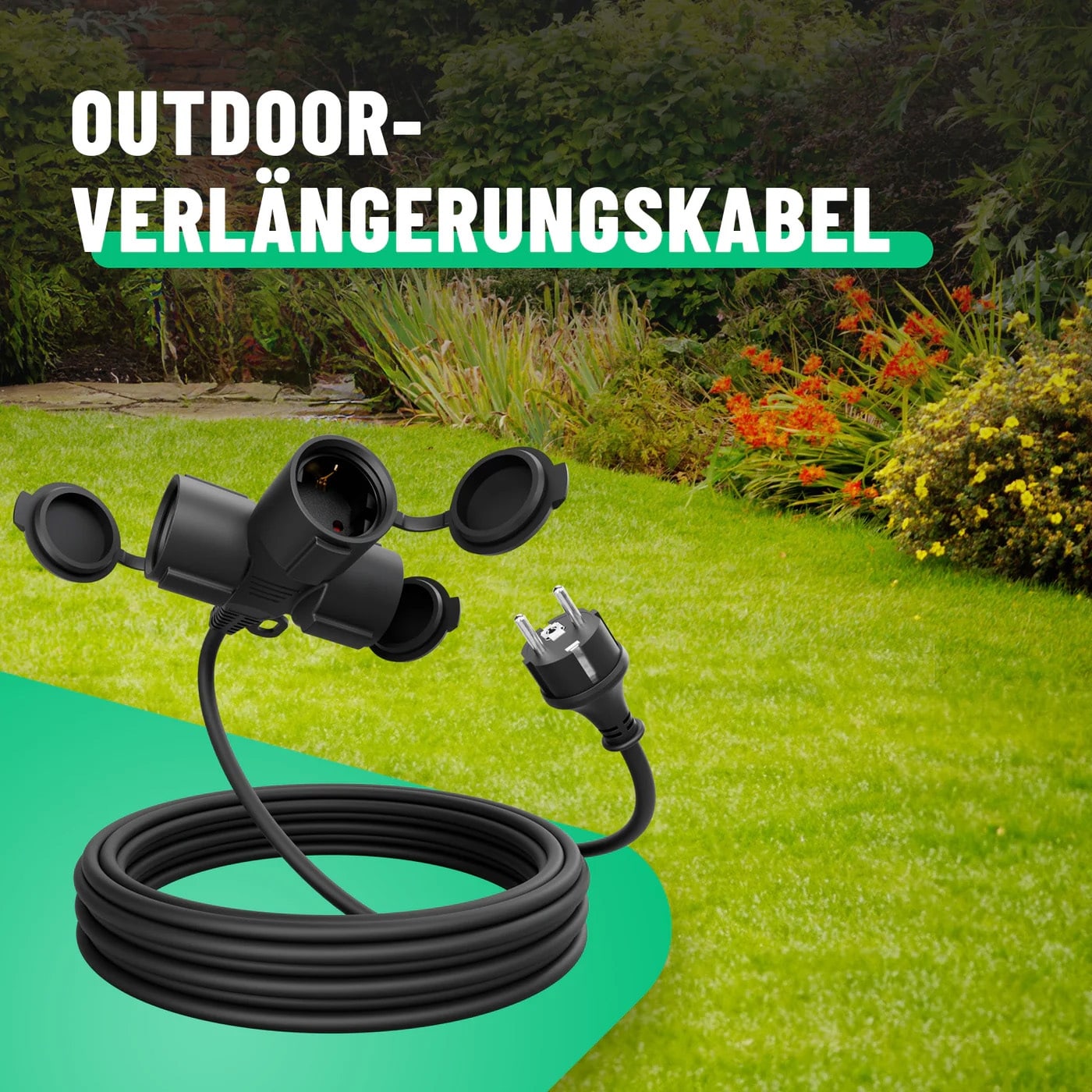 ABSINA Verlängerungskabel 151233, 3-Fach, 5 m ABSINA Verlängerungskabel 151233, 3-Fach, 5 m