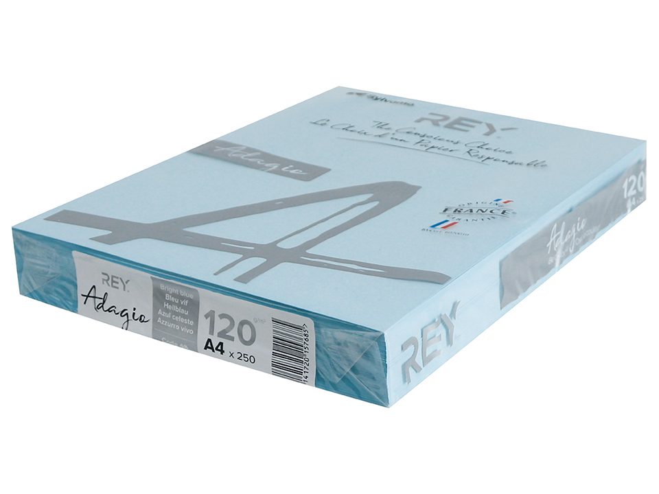 Kopierpapier REY/ADAGIO A4 120 g/m², 250 Blatt, Hellblau