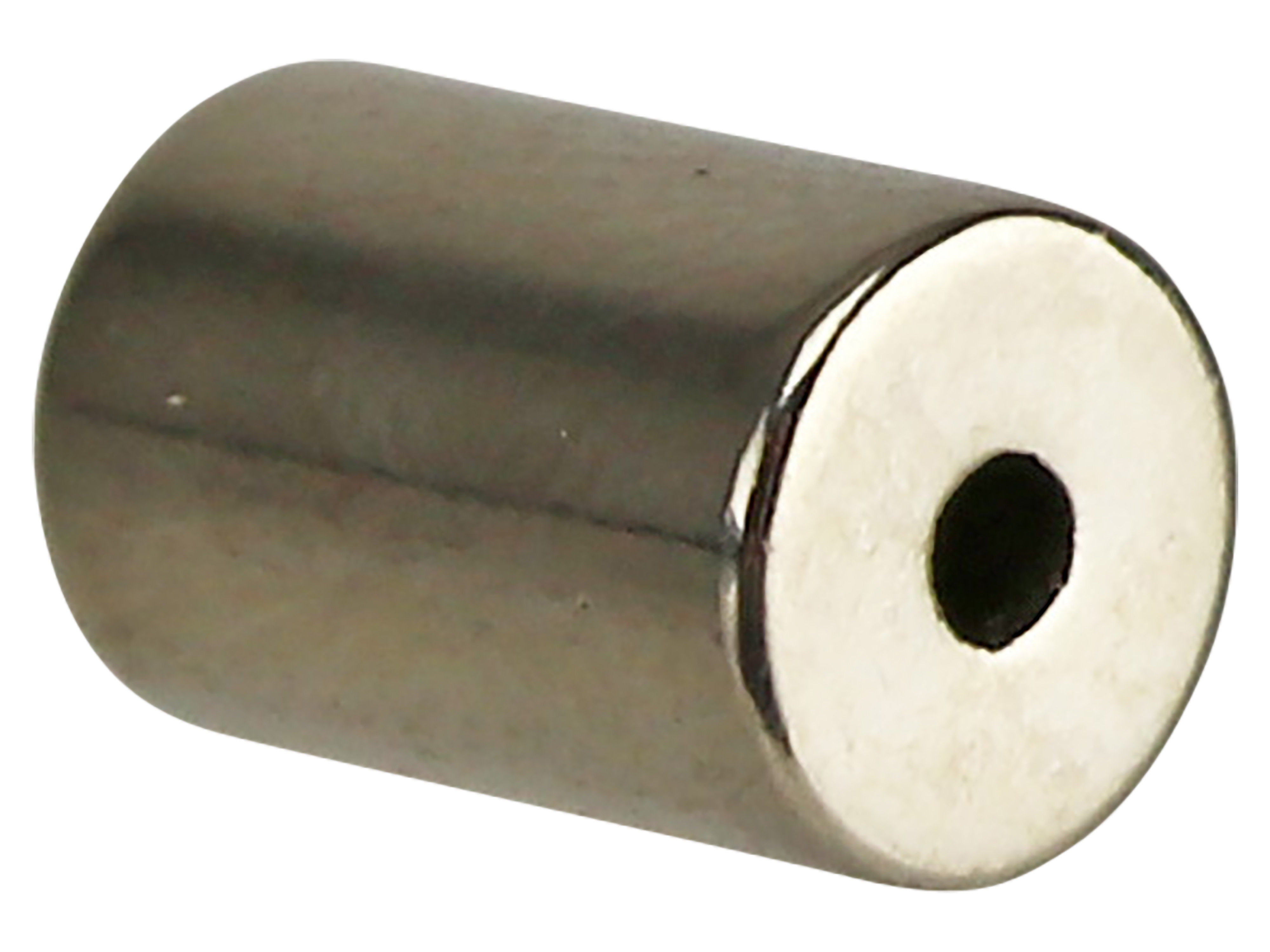 Neodym-Magnete N45, 12x8 mm, mit Bohrung, 4 Stück