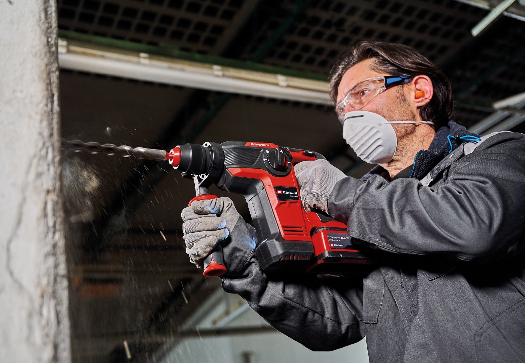 EINHELL PROFESSIONAL Akku-Bohrhammer TP-HD 18/26 LI BL Kit (1x 4,0 Ah) EINHELL Akku-Bohrhammer TP-HD 18/26 LI BL Kit (1x 4,0 Ah)