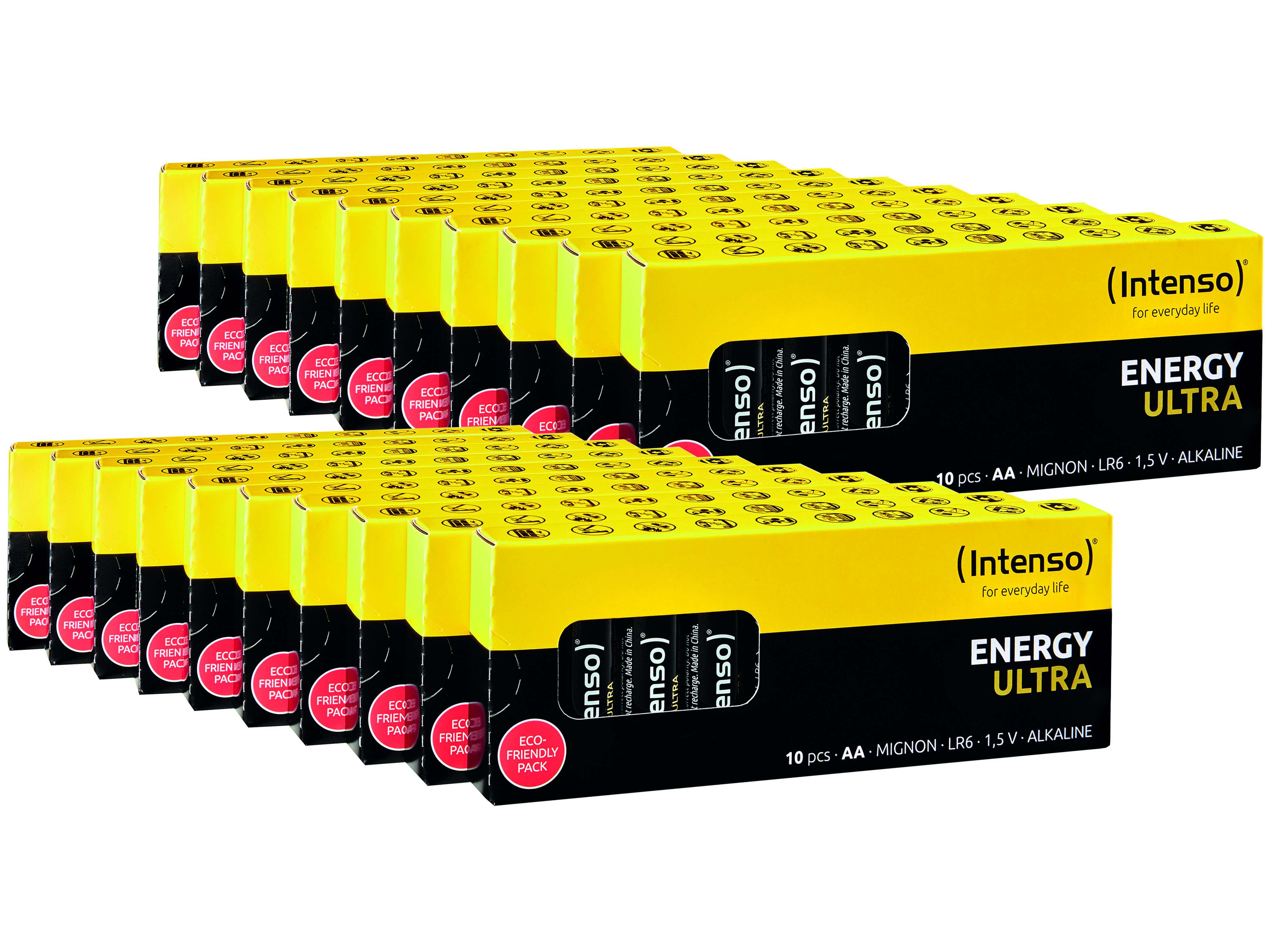 INTENSO Mignon-Batterie-Set Energy Ultra, AA LR06, 200 Stück