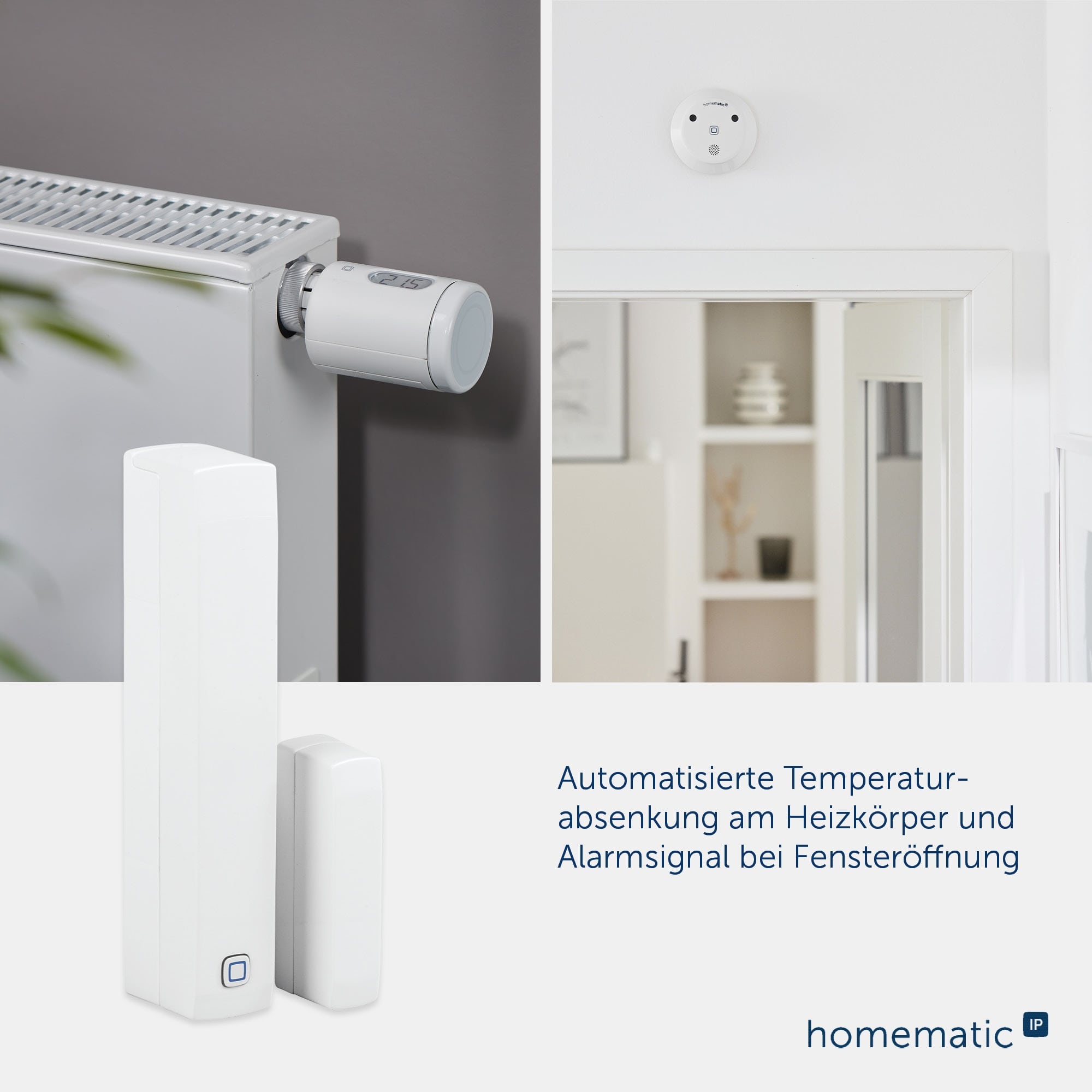 HOMEMATIC IP Smart Home 151363, Fenster- und Türkontakt, magnetisch HOMEMATIC IP Smart Home 151363, Fenster- und Türkontakt, magnetisch