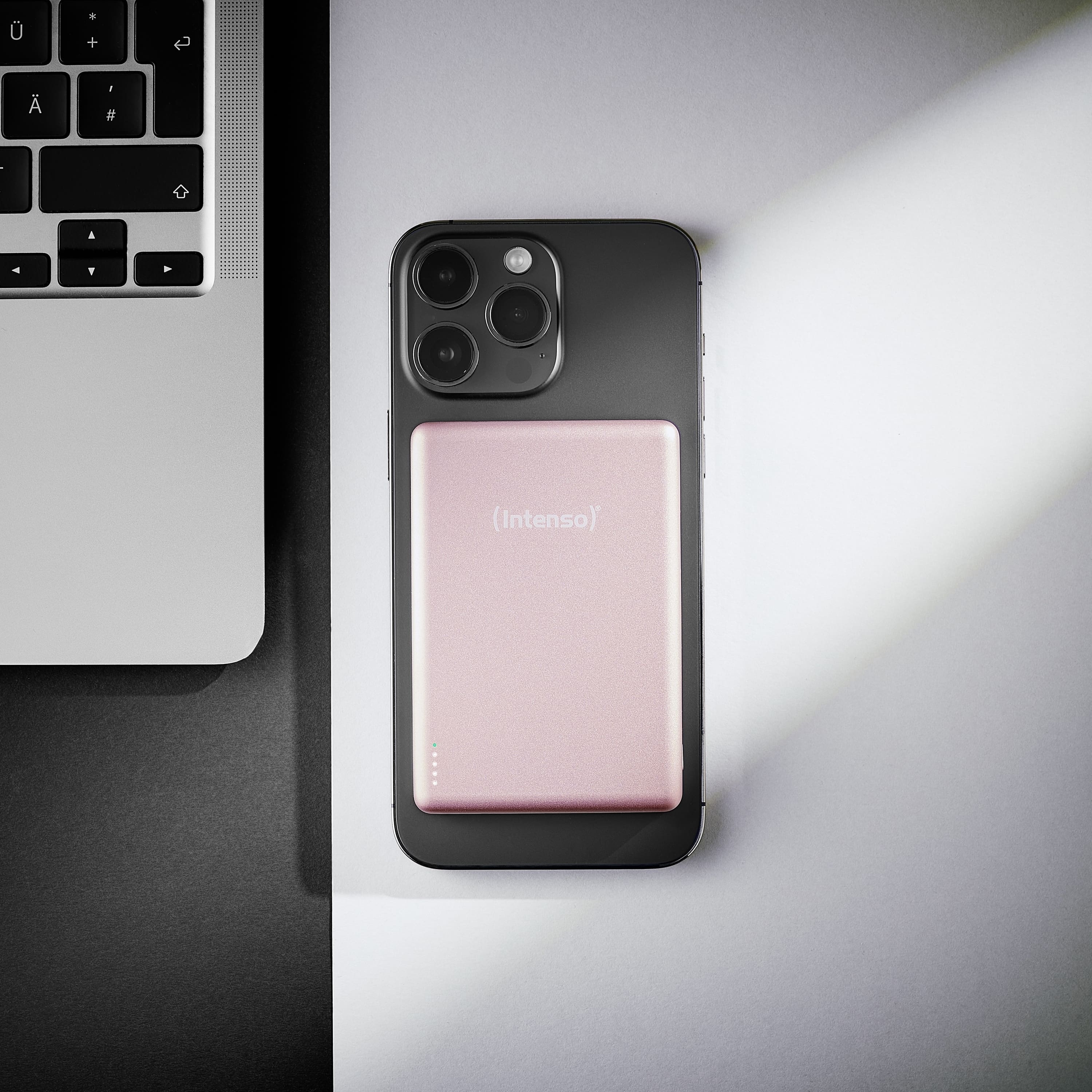 INTENSO Powerbank Magnetic Wireless, MW 10000, rose
