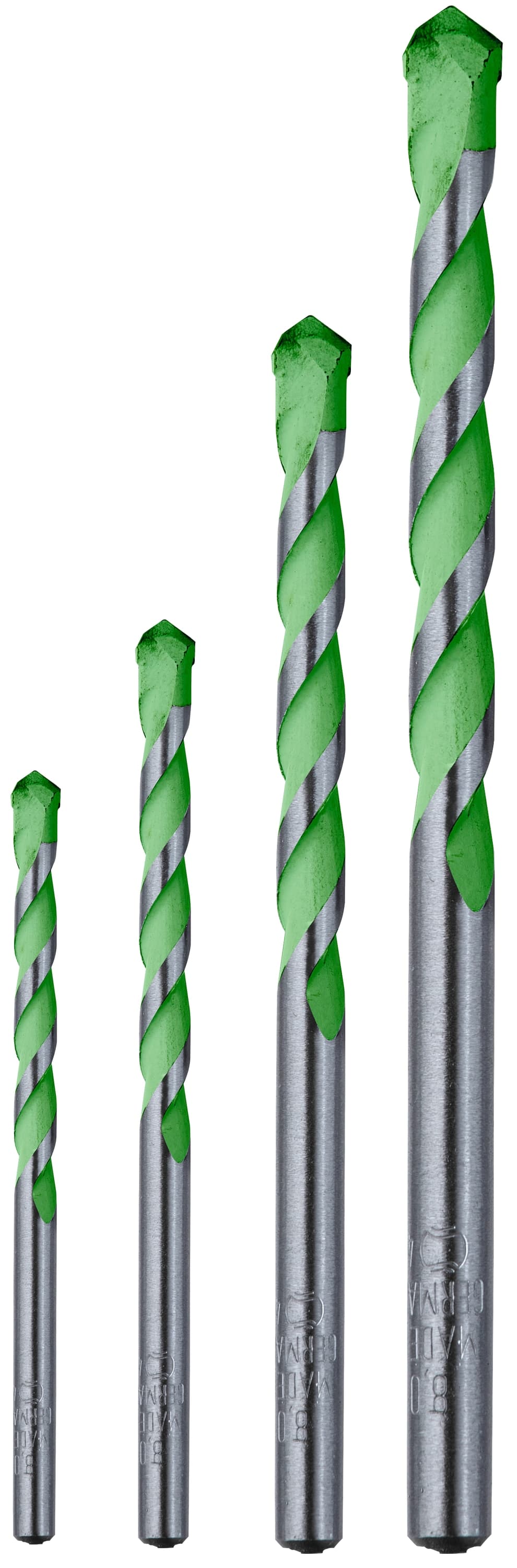 KWB Granitbohrer-Set, 52800, 5 - 10 mm, 4-teilig